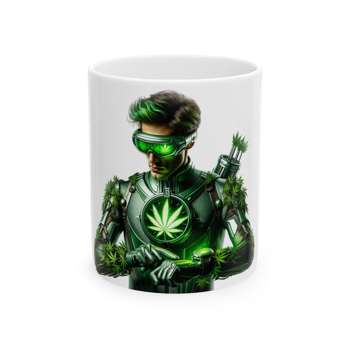 FUTURISTIC TRAVELER - 420 Stoner Mug (Coffee 11oz)