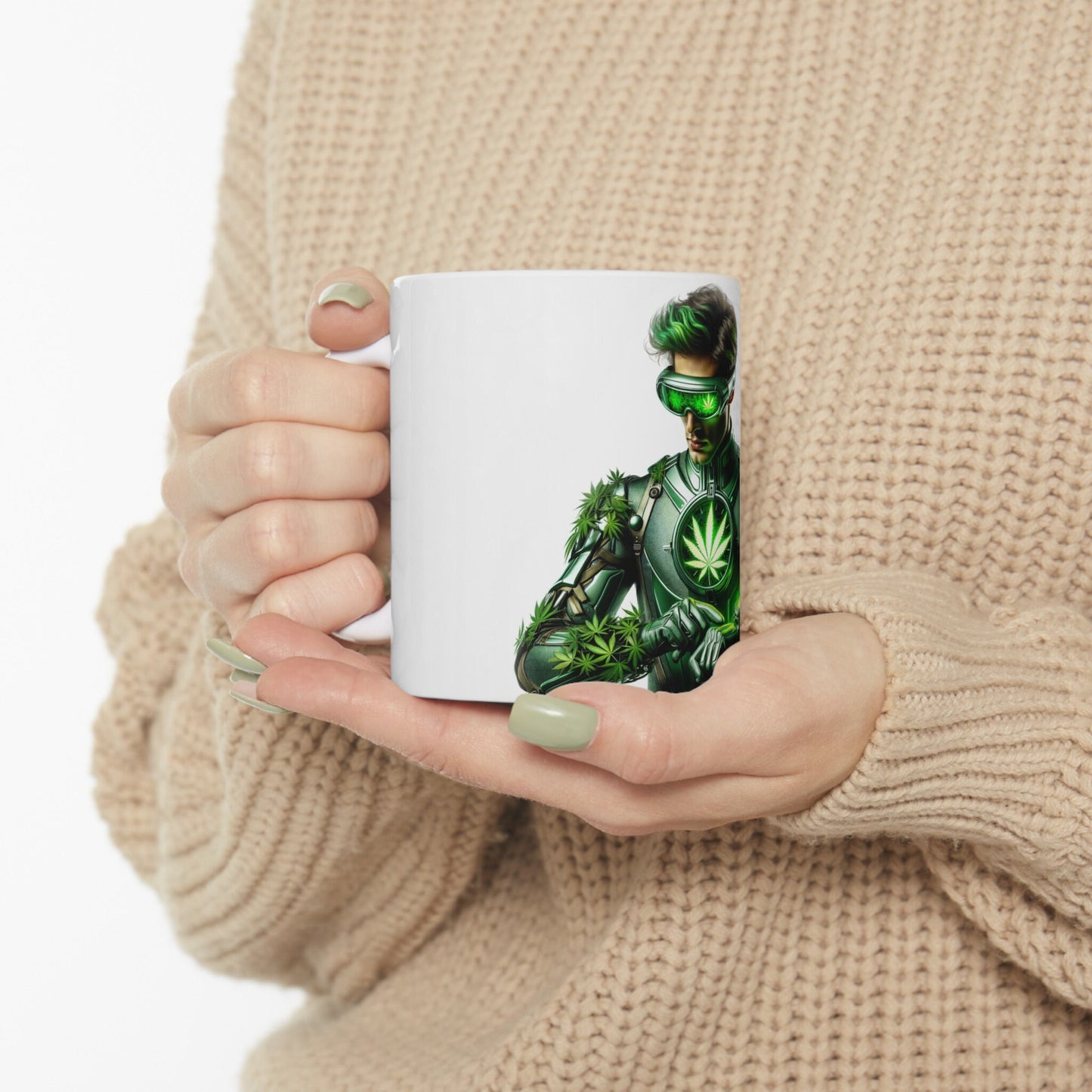 FUTURISTIC TRAVELER - 420 Stoner Mug (Coffee 11oz)