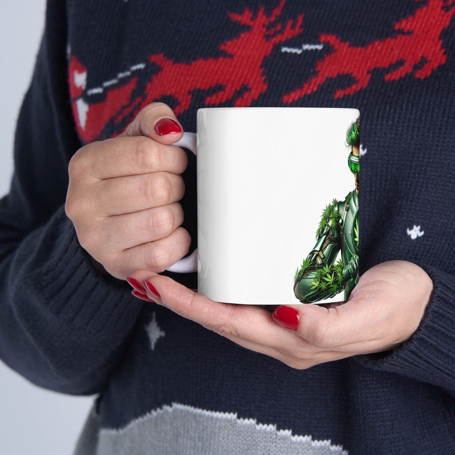 FUTURISTIC TRAVELER - 420 Stoner Mug (Coffee 11oz)