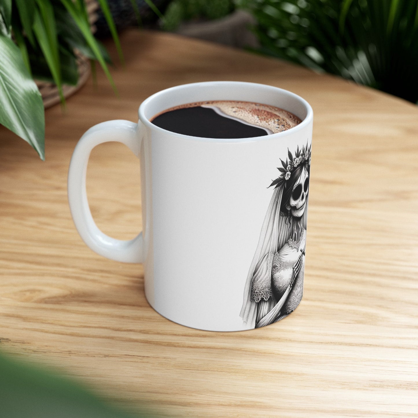SKELETONS STONER WEDDING - Weed Coffee Mug (11oz)