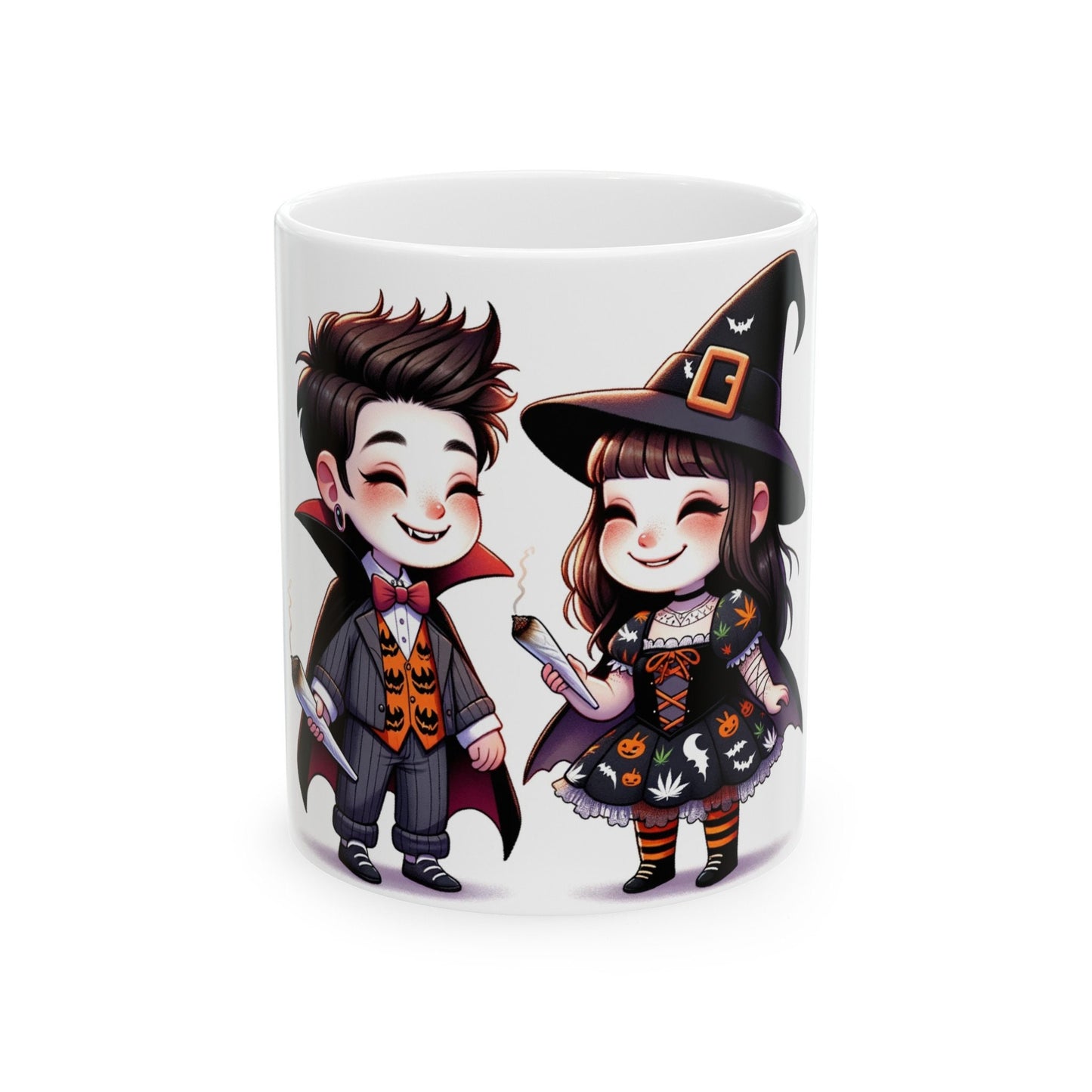 STONER HALLOWEEN COUPLE - Weed Coffee Mug (11oz)