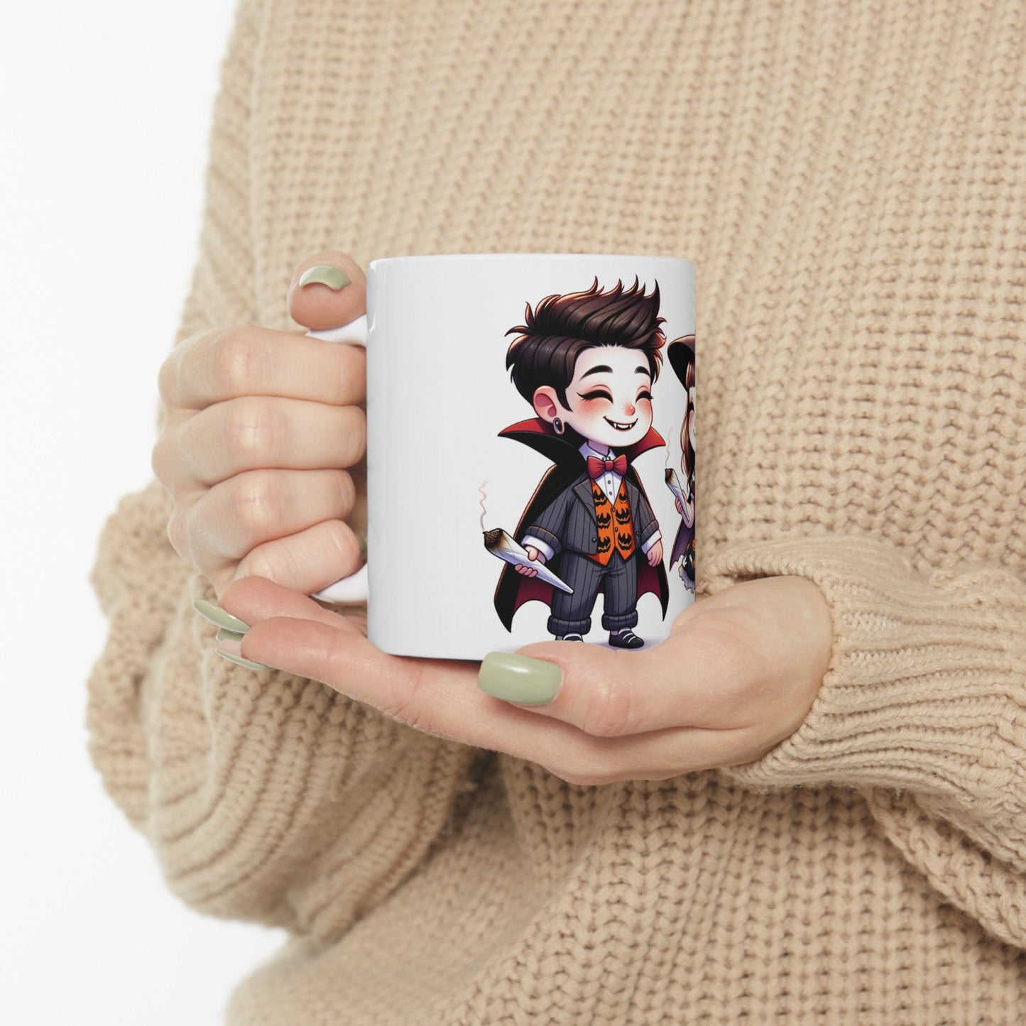 STONER HALLOWEEN COUPLE - Weed Coffee Mug (11oz)
