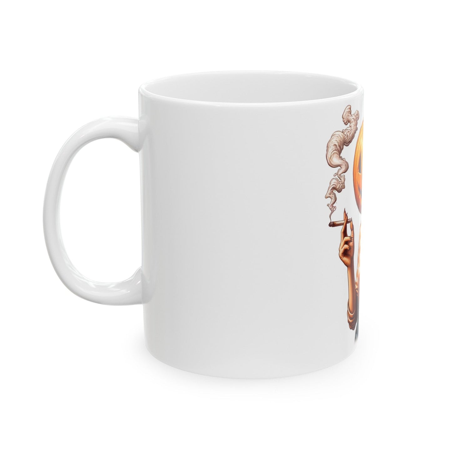 STONER PUMPKIN GIRL - Weed Coffee Mug (11oz)