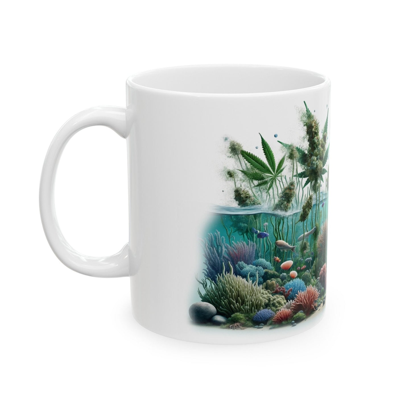 UNDERWATER CANNABIS - Weed Coffee Mug (11oz)