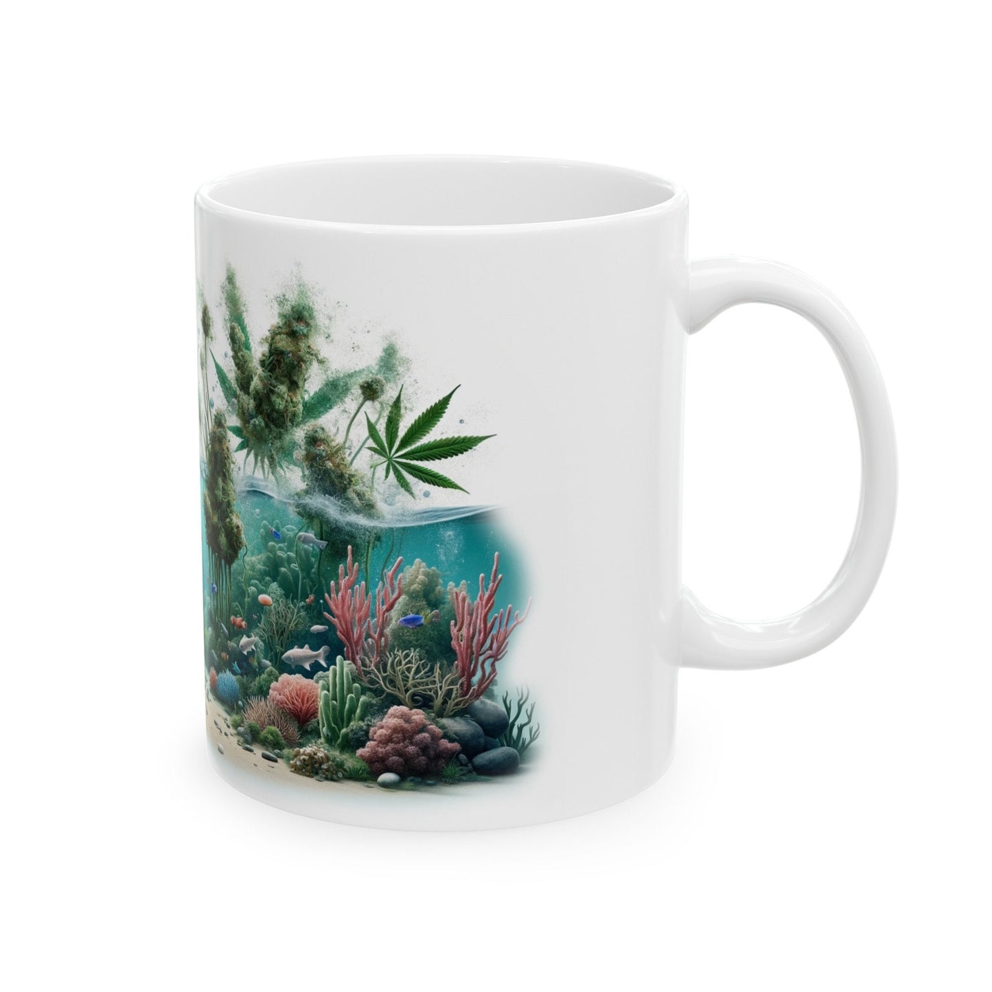 UNDERWATER CANNABIS - Weed Coffee Mug (11oz)