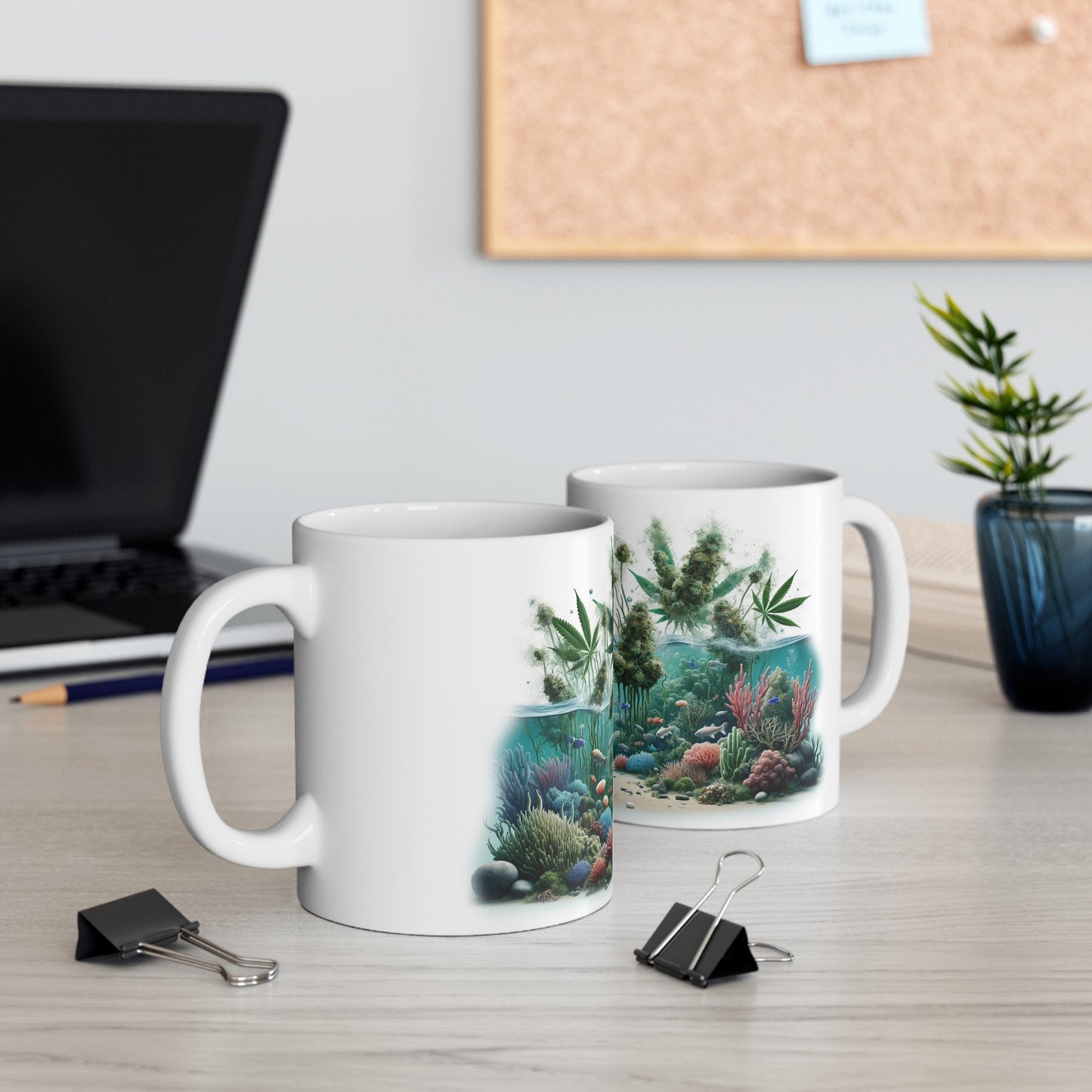 UNDERWATER CANNABIS - Weed Coffee Mug (11oz)