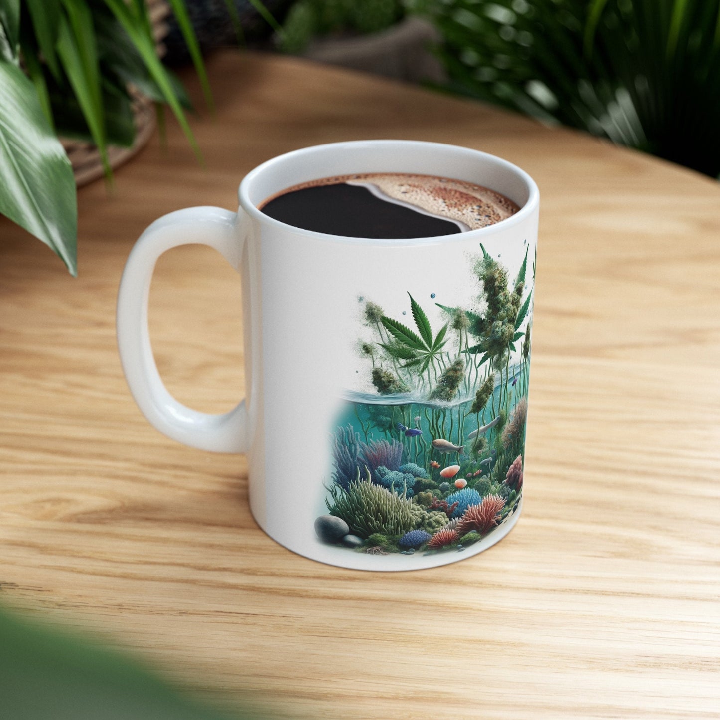 UNDERWATER CANNABIS - Weed Coffee Mug (11oz)