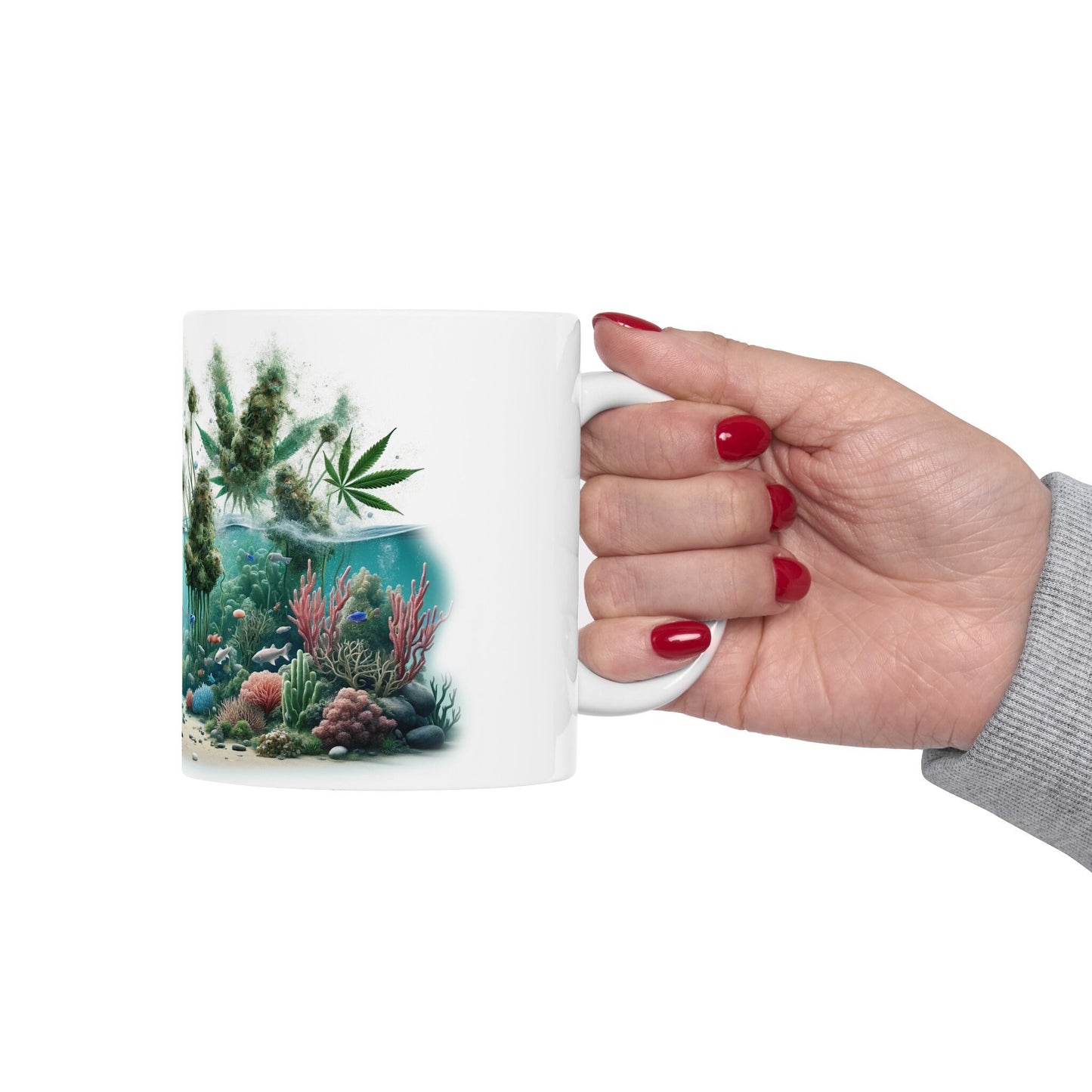 UNDERWATER CANNABIS - Weed Coffee Mug (11oz)