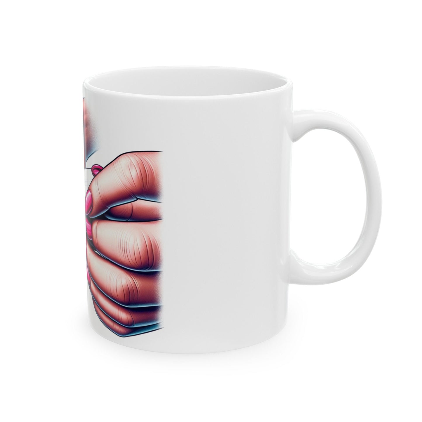 ROLLING UP HANDS - Weed Coffee Mug (11oz)
