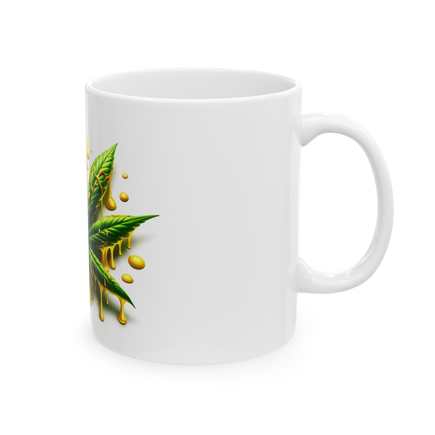 WAXY WEED LEAF - Weed Coffee Mug (11oz)