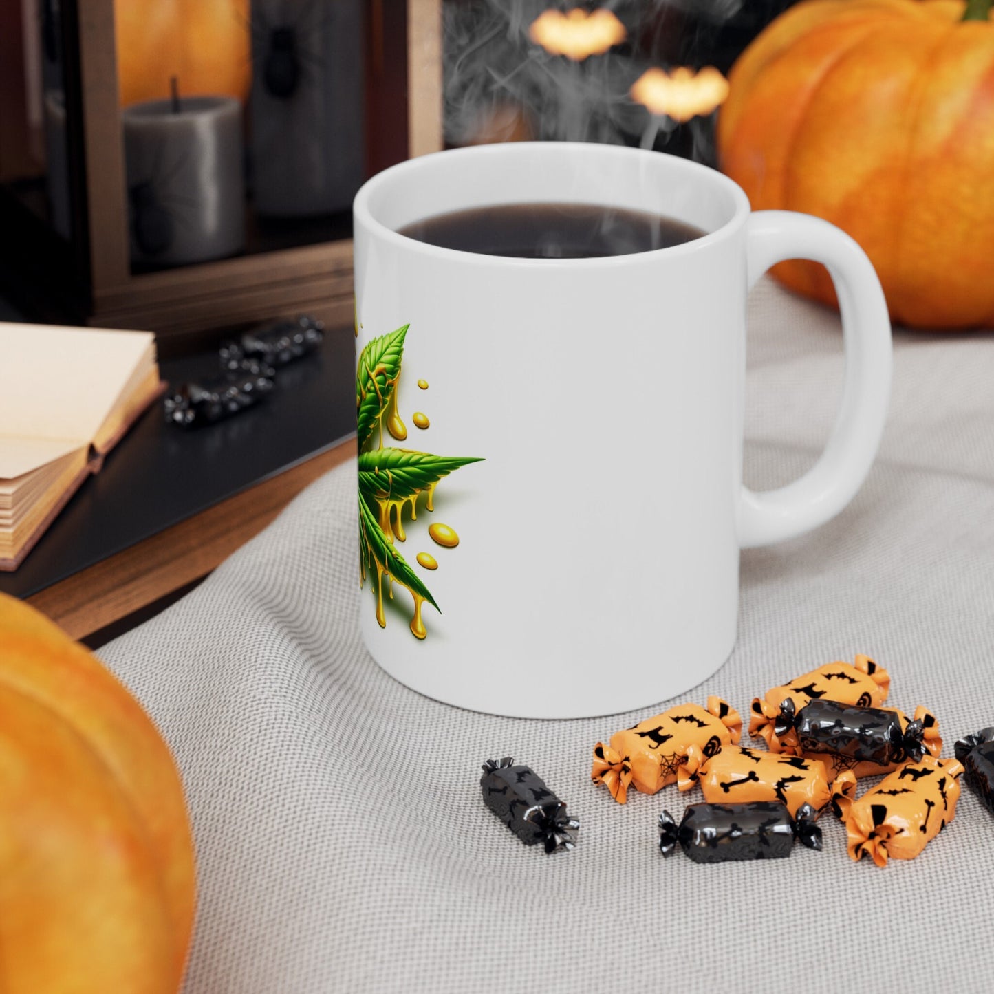WAXY WEED LEAF - Weed Coffee Mug (11oz)