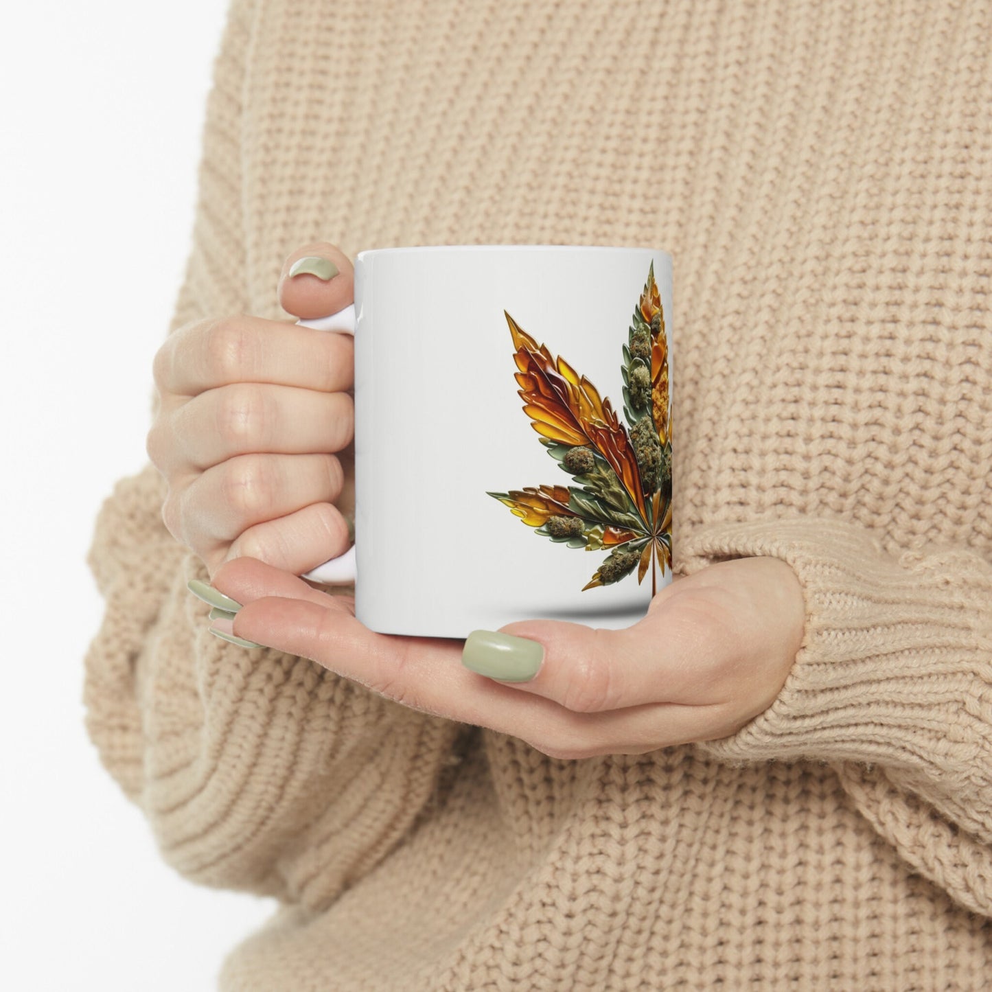 WAXY WEED LEAF - Weed Coffee Mug (11oz)