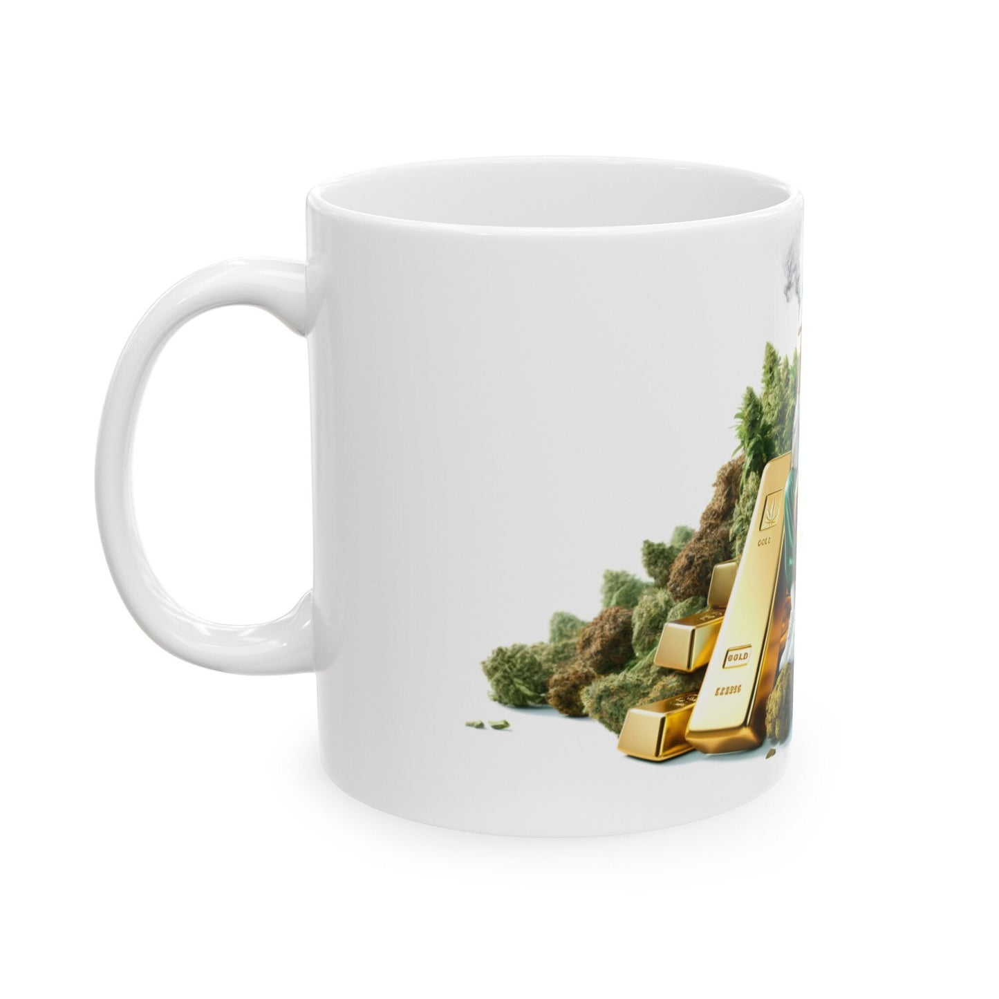 GOLD and WEED - Cannabis Coffee Mug (11oz)