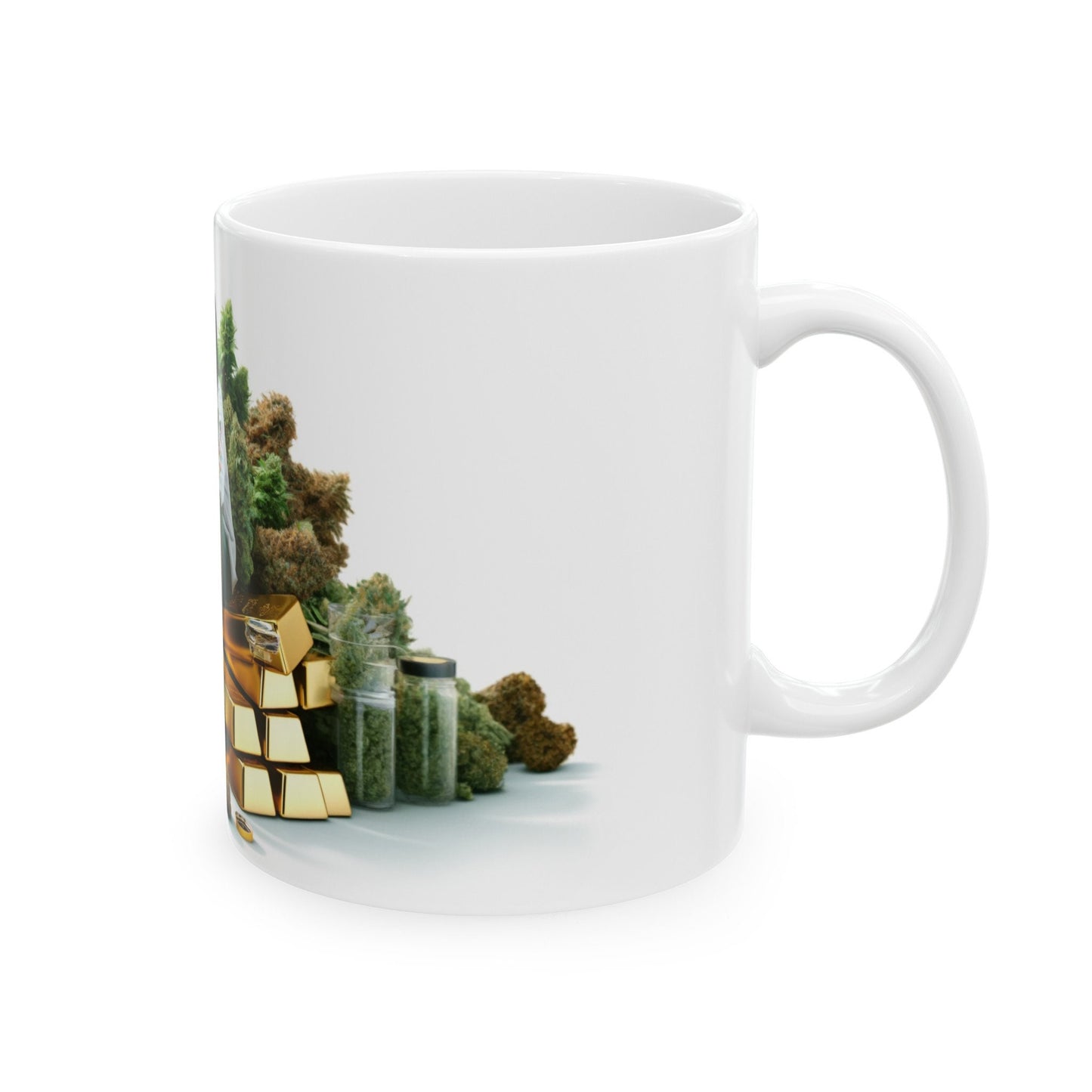 GOLD and WEED - Cannabis Coffee Mug (11oz)