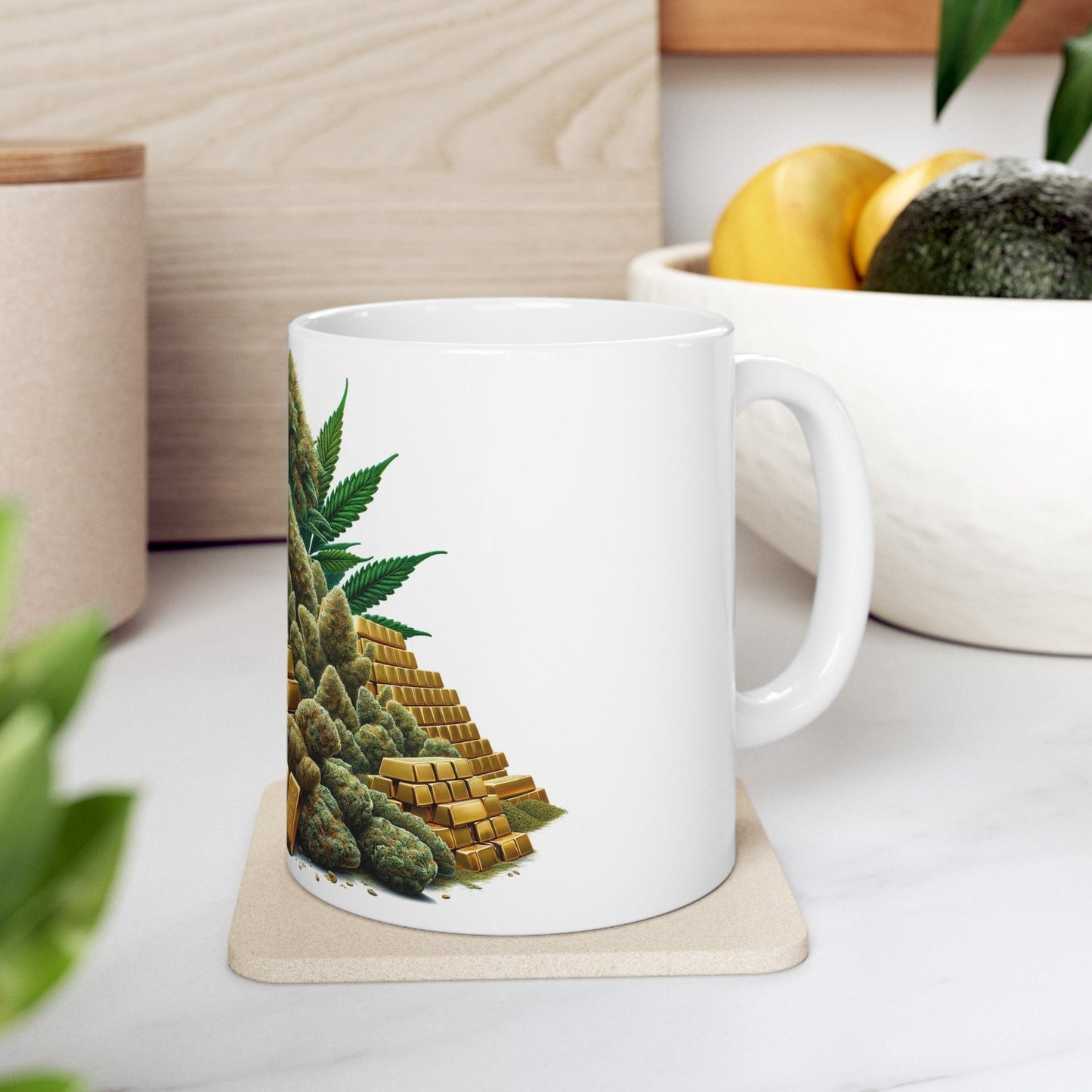 GOLD and WEED - Weed Coffee Mug (11oz)