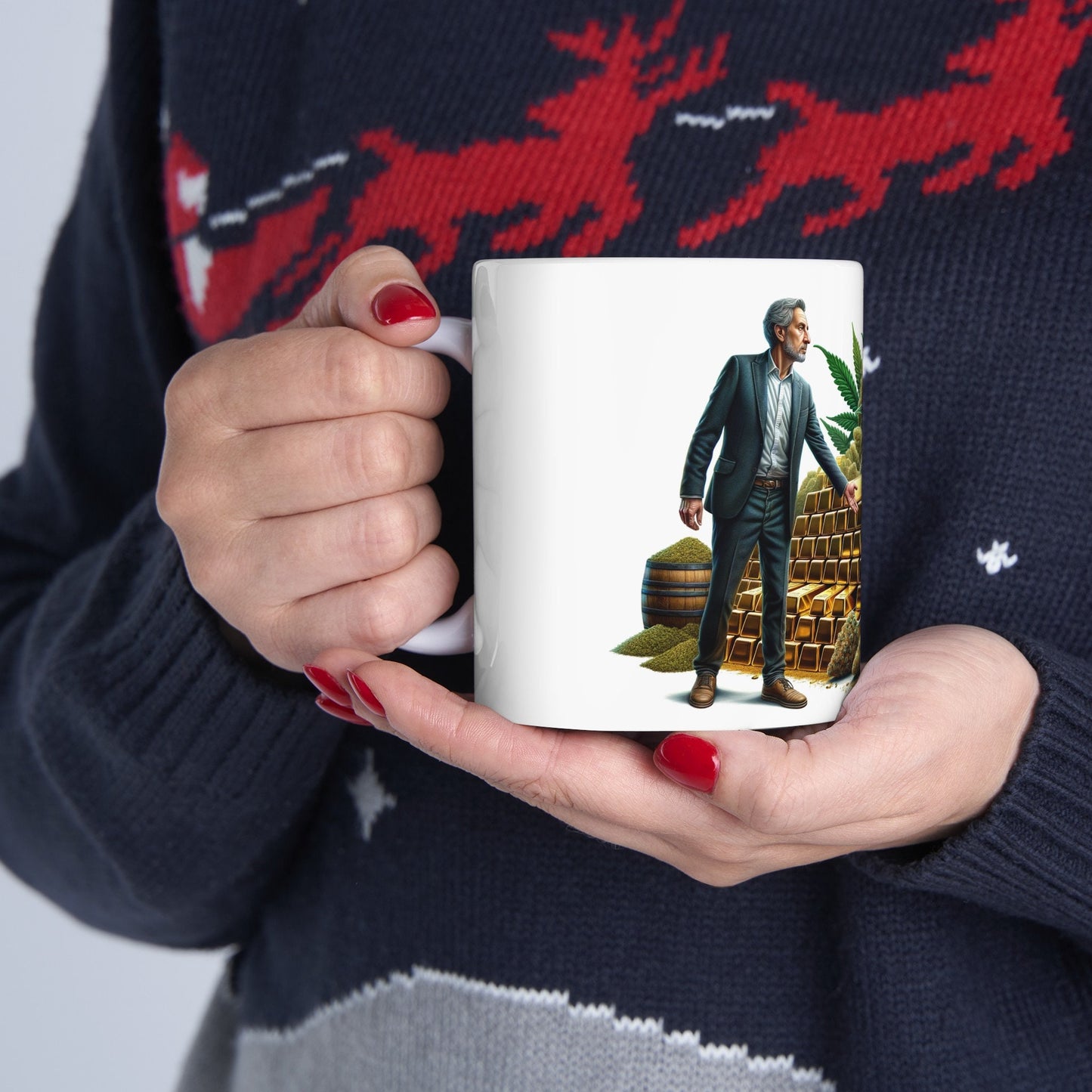 GOLD and WEED - Weed Coffee Mug (11oz)
