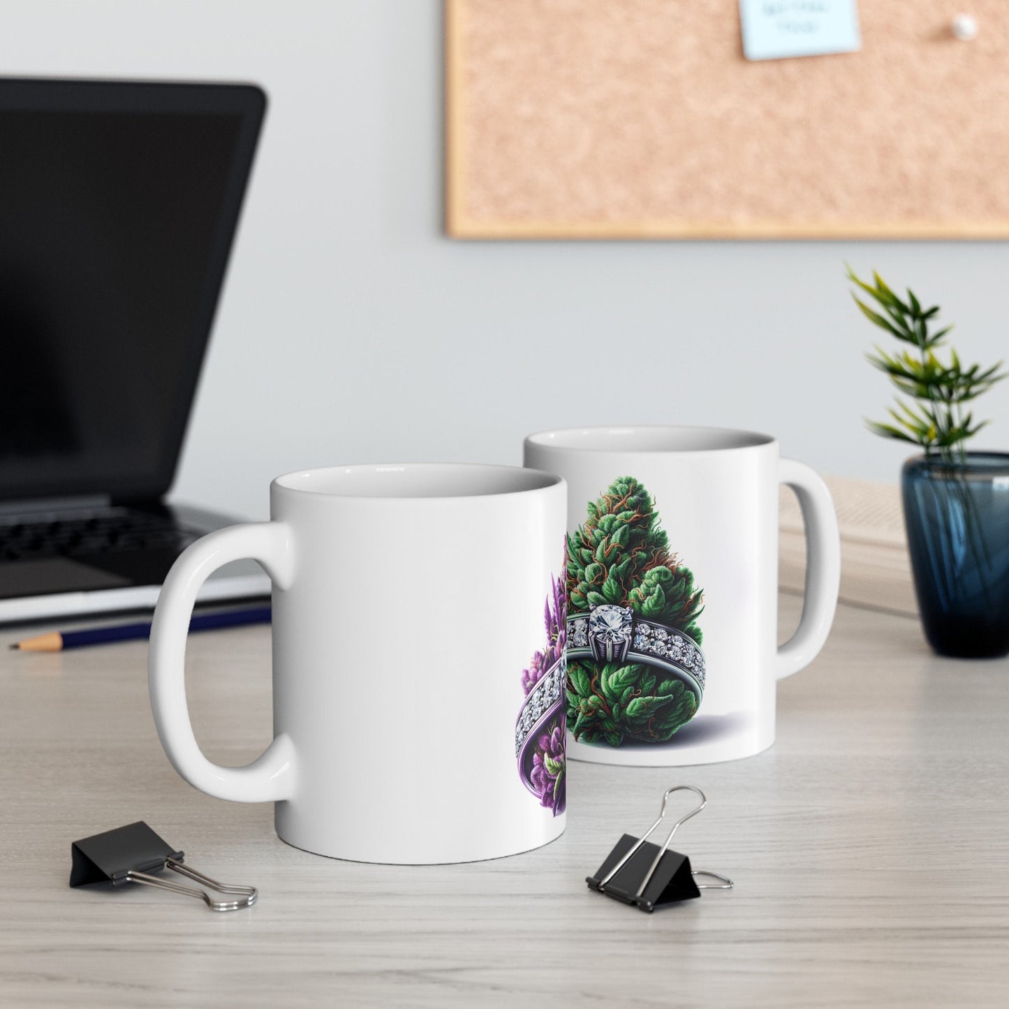 WEED WEDDING RINGS - Weed Coffee Mug (11oz)