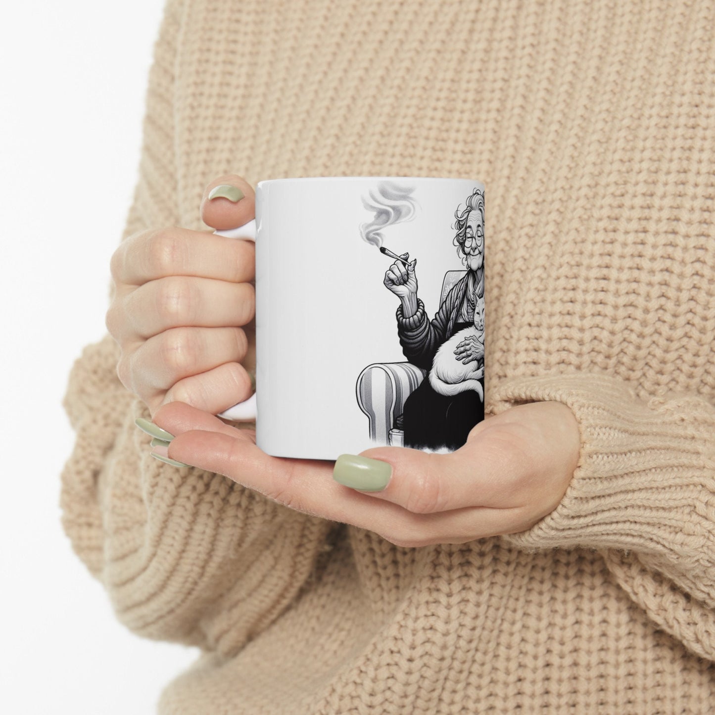 STONER GRANNY - Weed Coffee Mug (11oz)