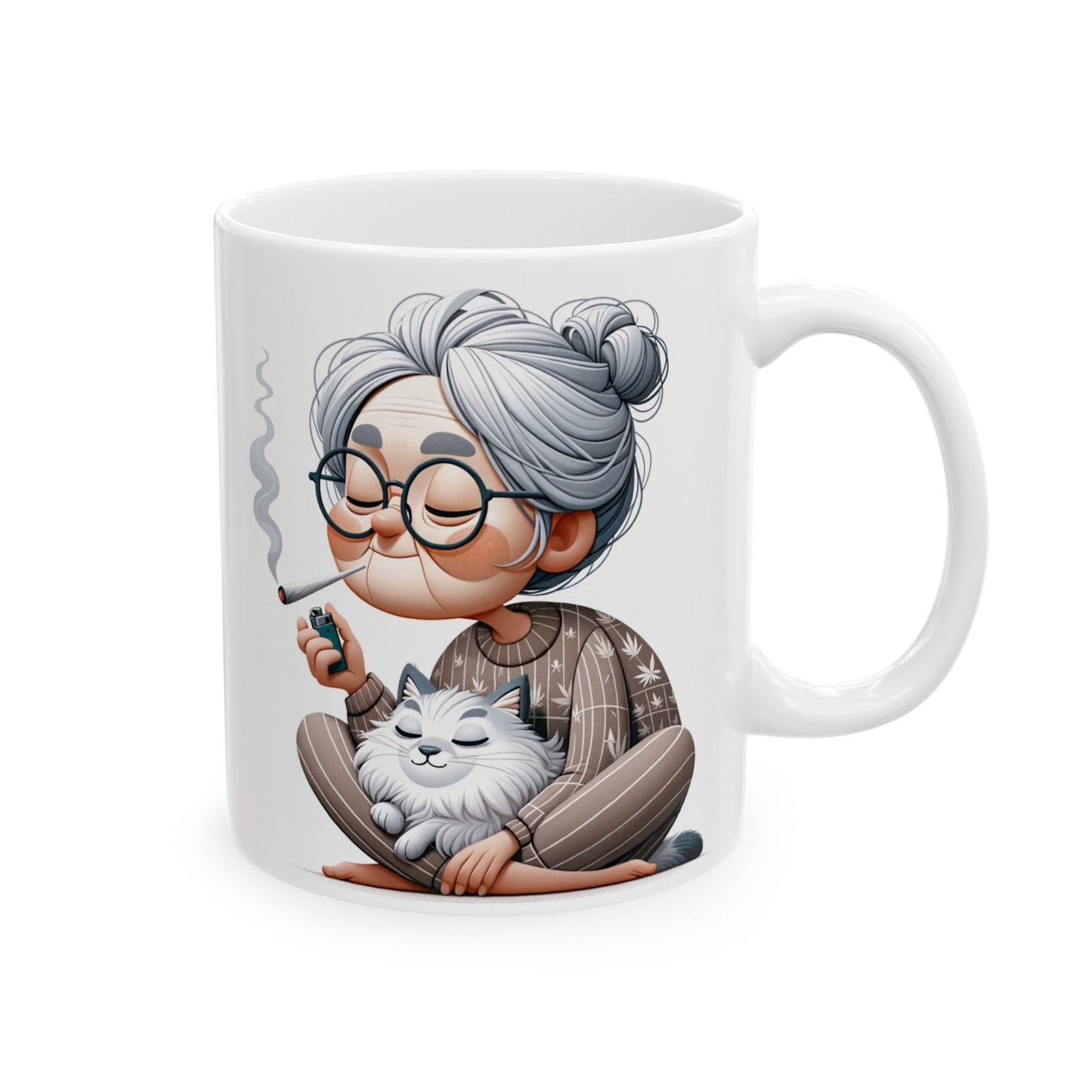 STONER GRANNY - Weed Coffee Mug (11oz)