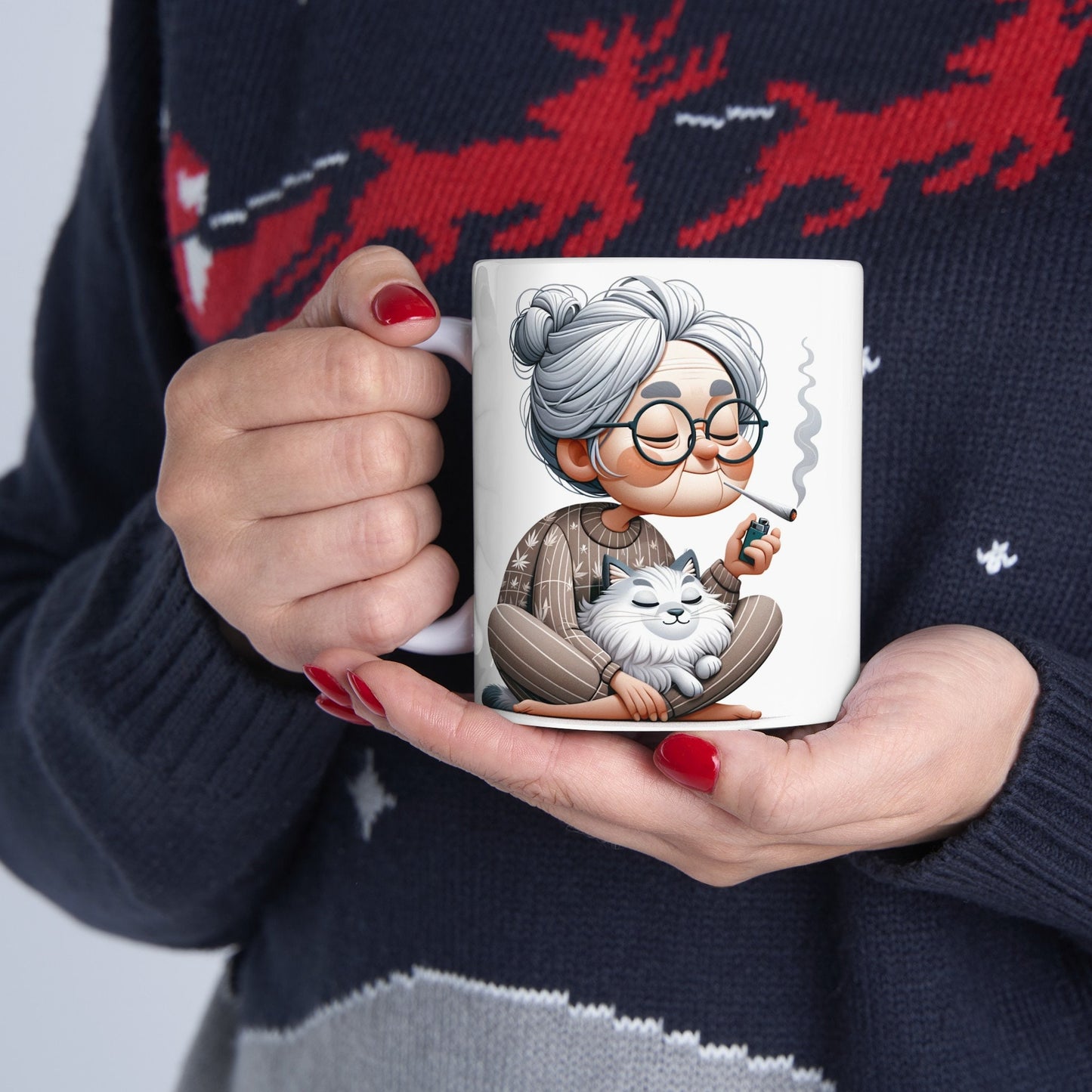 STONER GRANNY - Weed Coffee Mug (11oz)