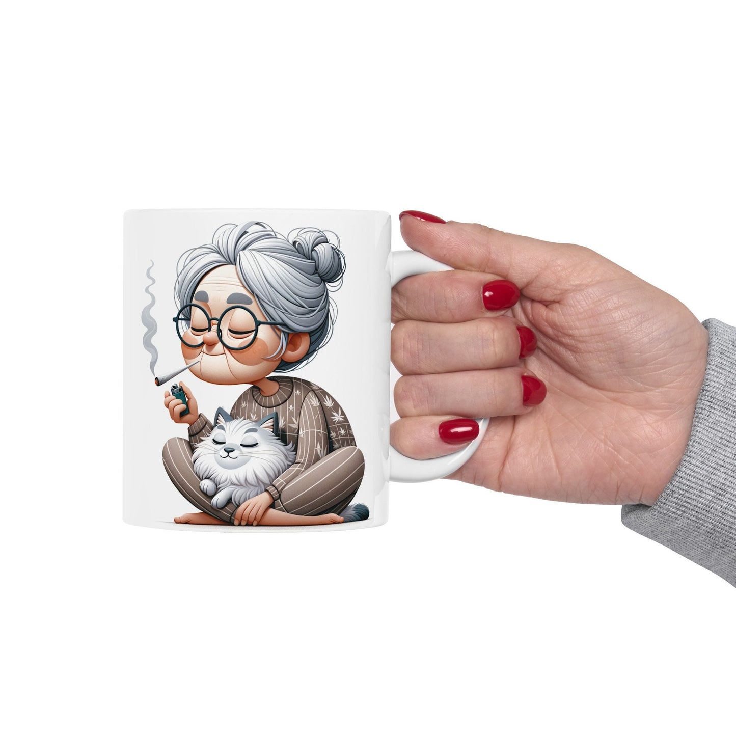 STONER GRANNY - Weed Coffee Mug (11oz)