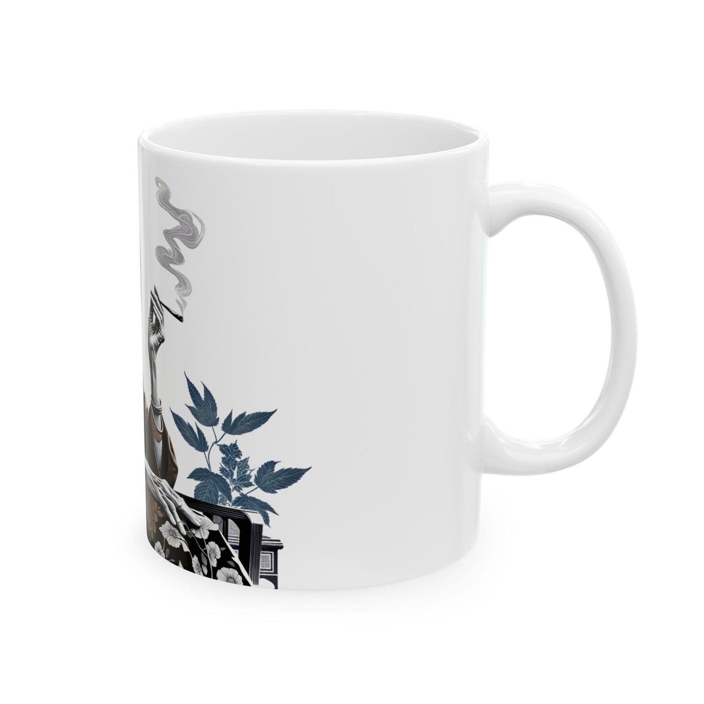 STONER CAT LADY - Weed Coffee Mug (11oz)