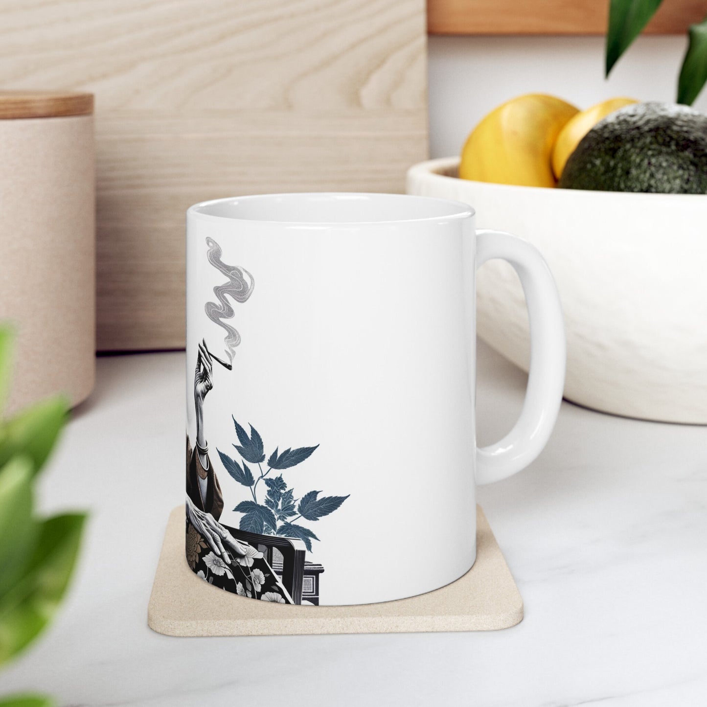 STONER CAT LADY - Weed Coffee Mug (11oz)