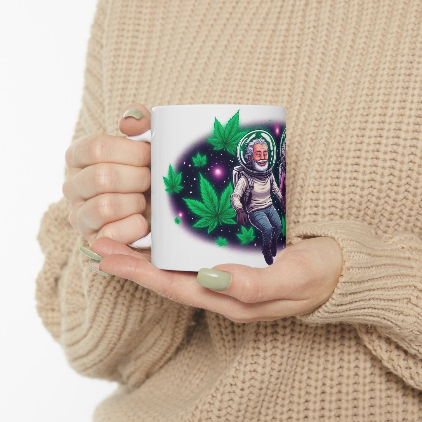 OLD STONER COUPLE - Cannabis Coffee Mug (11oz)