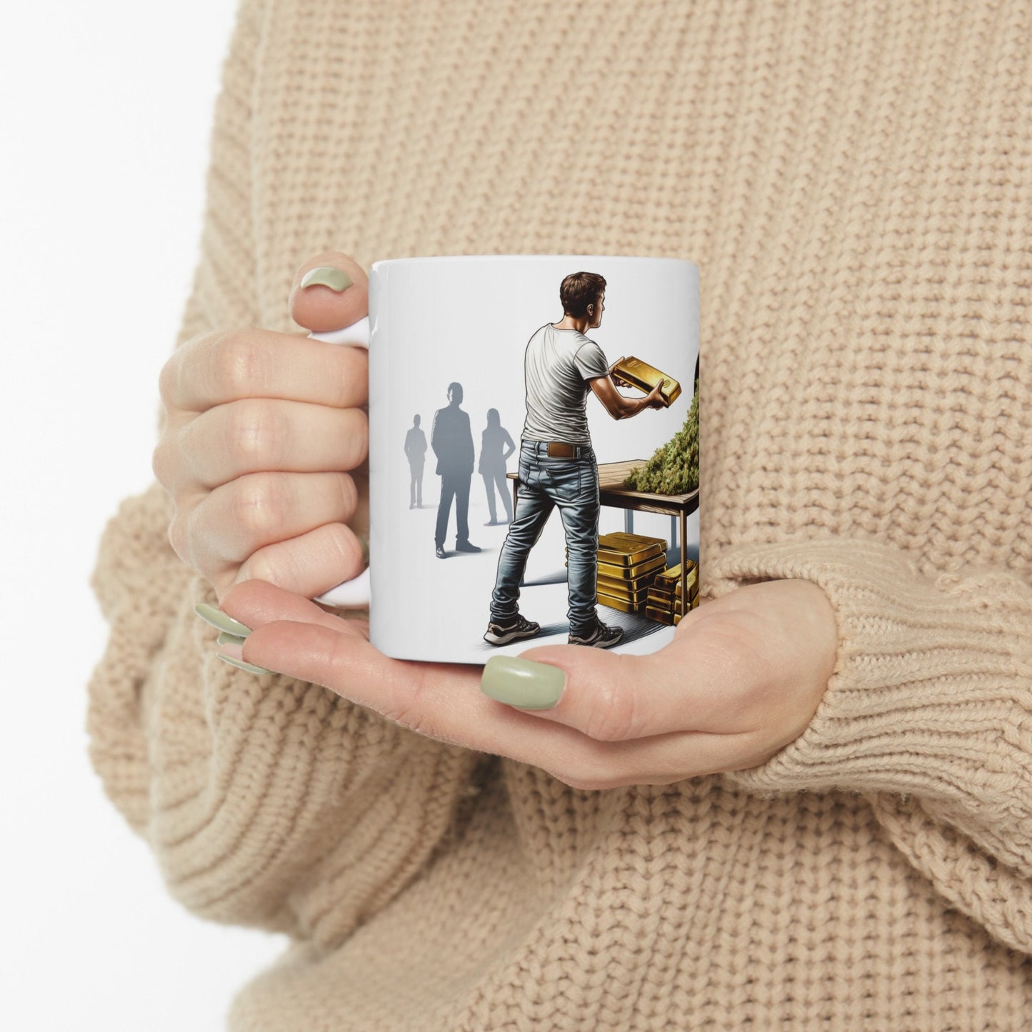 WEED for GOLD Mug - Weed Coffee Mug (11oz)