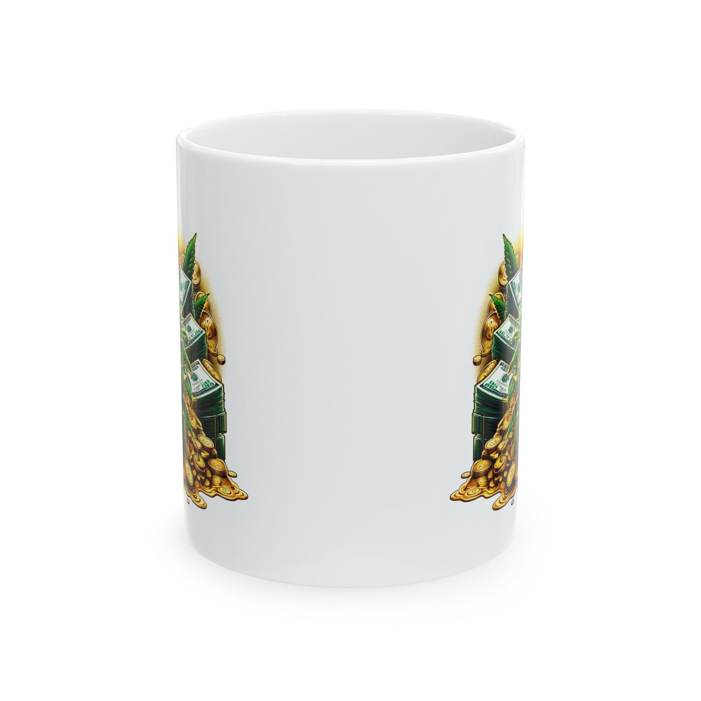 WEED MONEY GOLD Mug - Weed Coffee Mug (11oz)