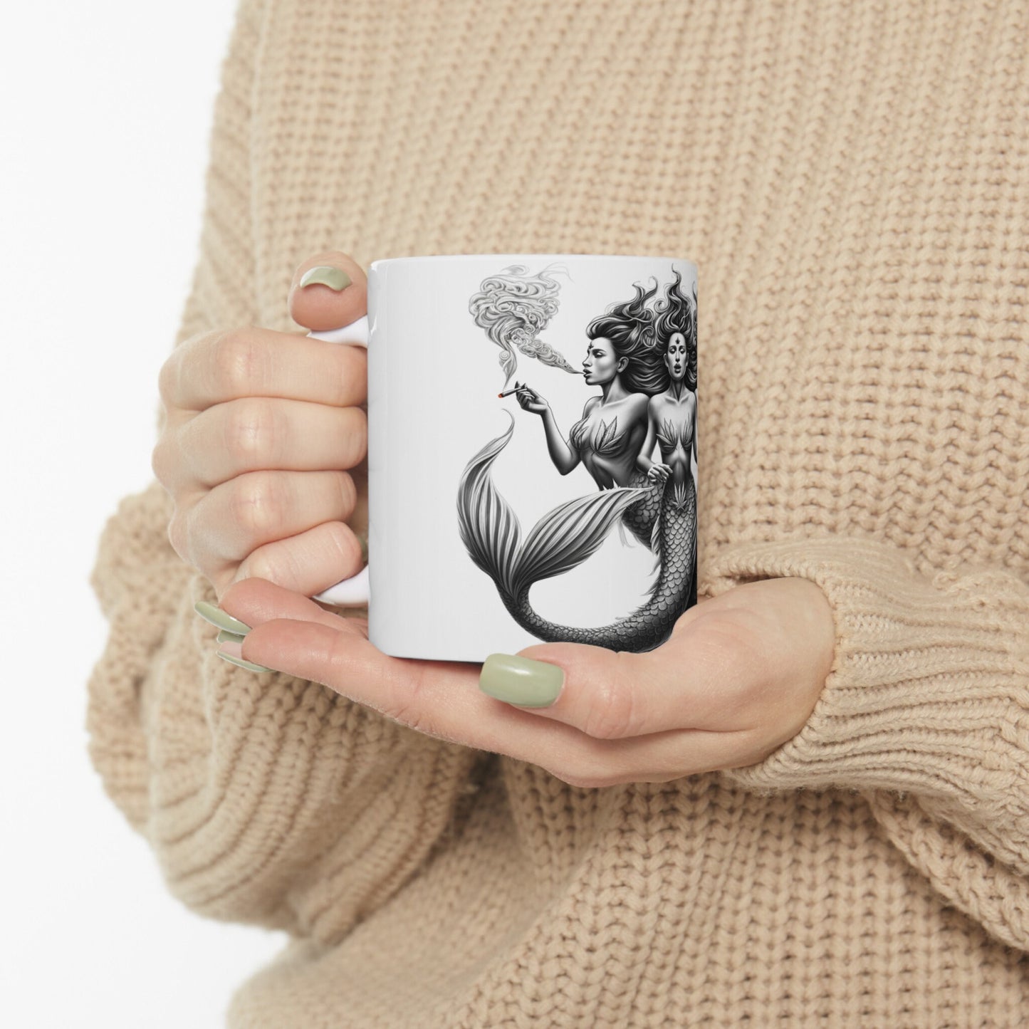 STONER MERMAIDS Mug - Weed Coffee Mug (11oz)