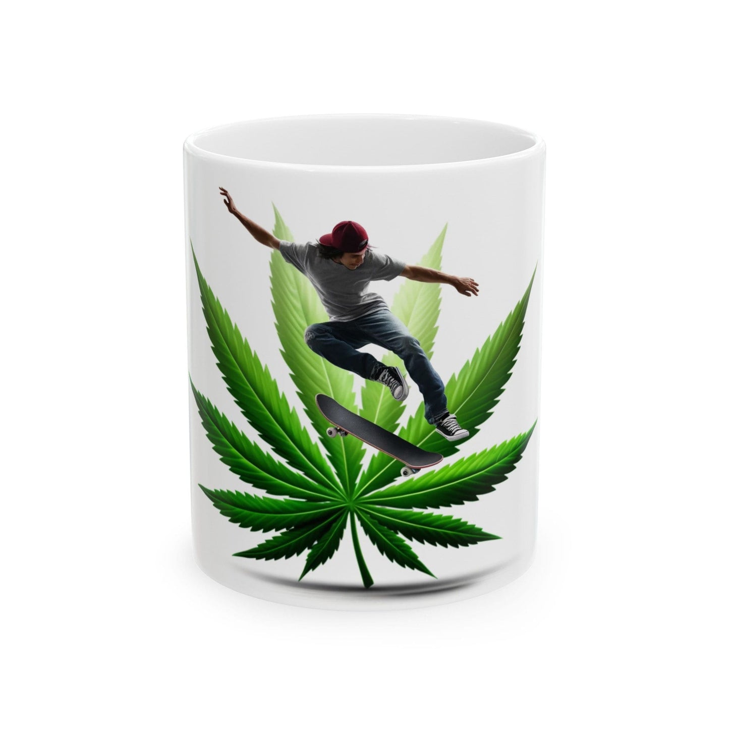 SKATER WEED Mug - Weed Coffee Mug (11oz)