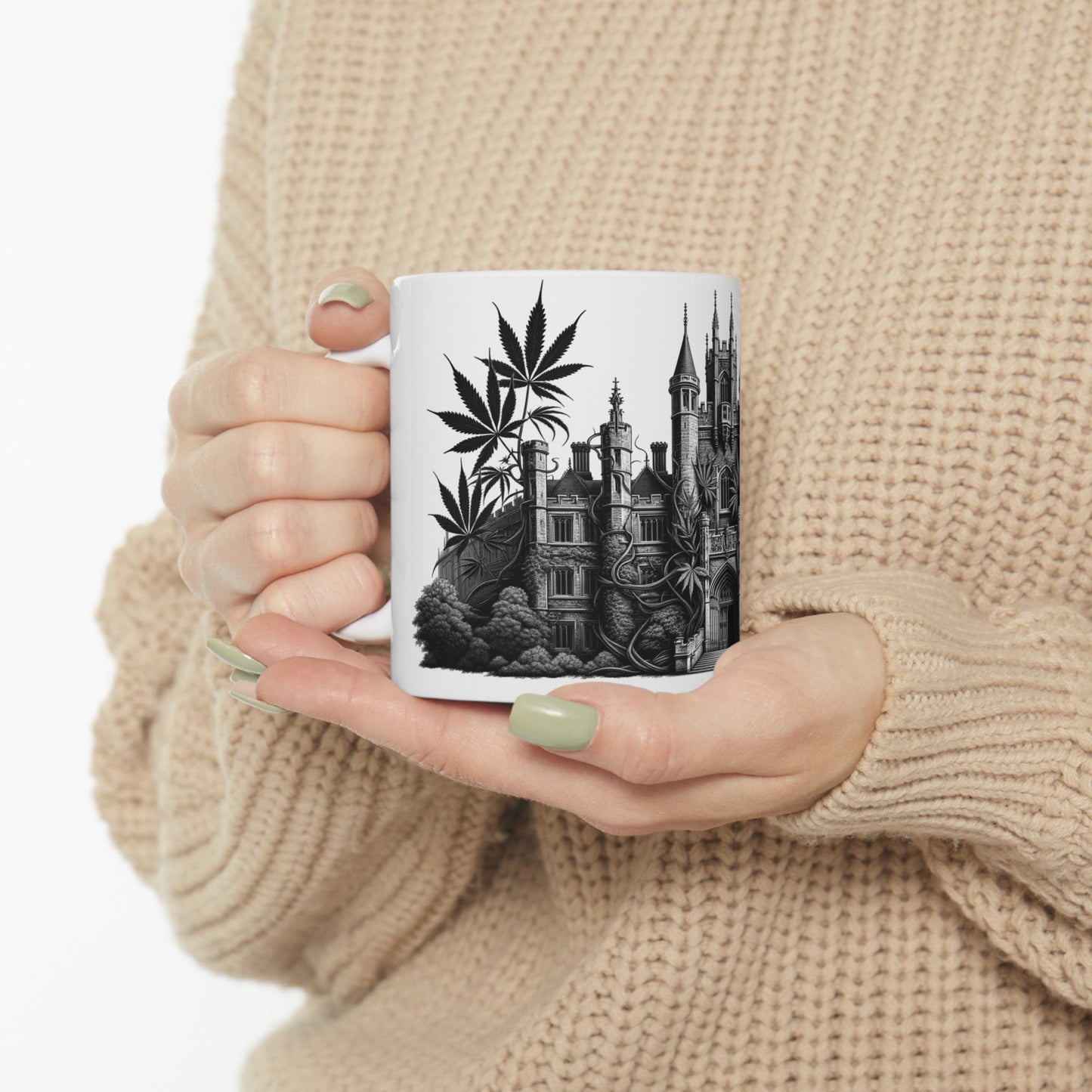 GOTH CASTLE Mug - Weed Coffee Mug (11oz)