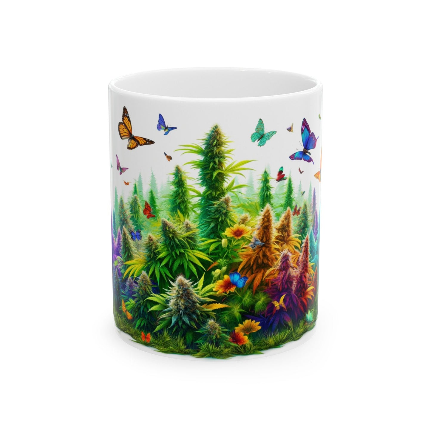 PEACEFUL WEED Mug - Weed Coffee Mug (11oz)