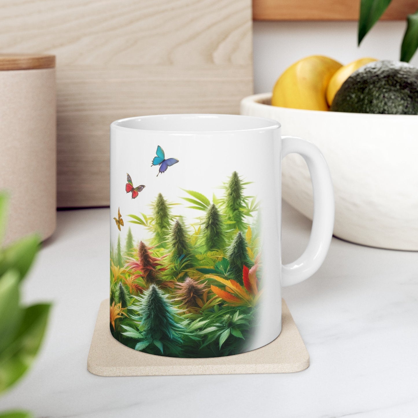 PEACEFUL WEED Mug - Weed Coffee Mug (11oz)