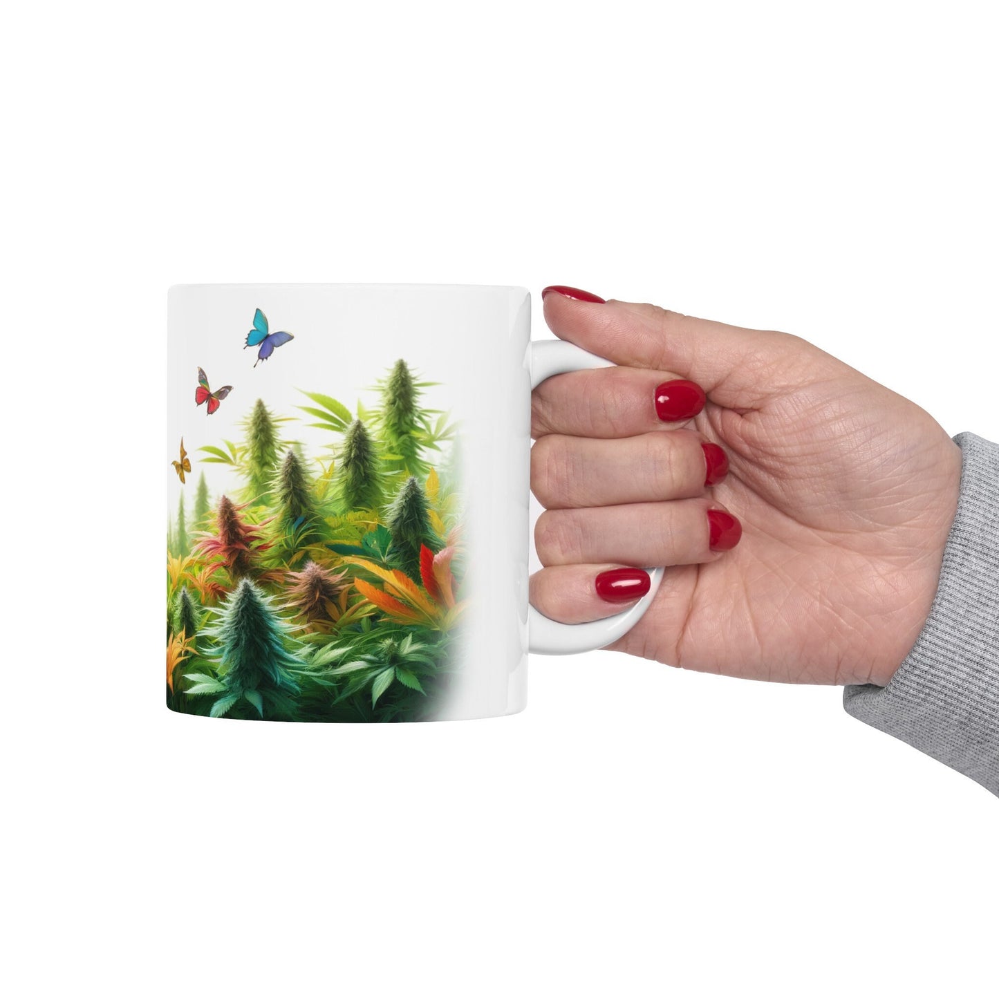 PEACEFUL WEED Mug - Weed Coffee Mug (11oz)