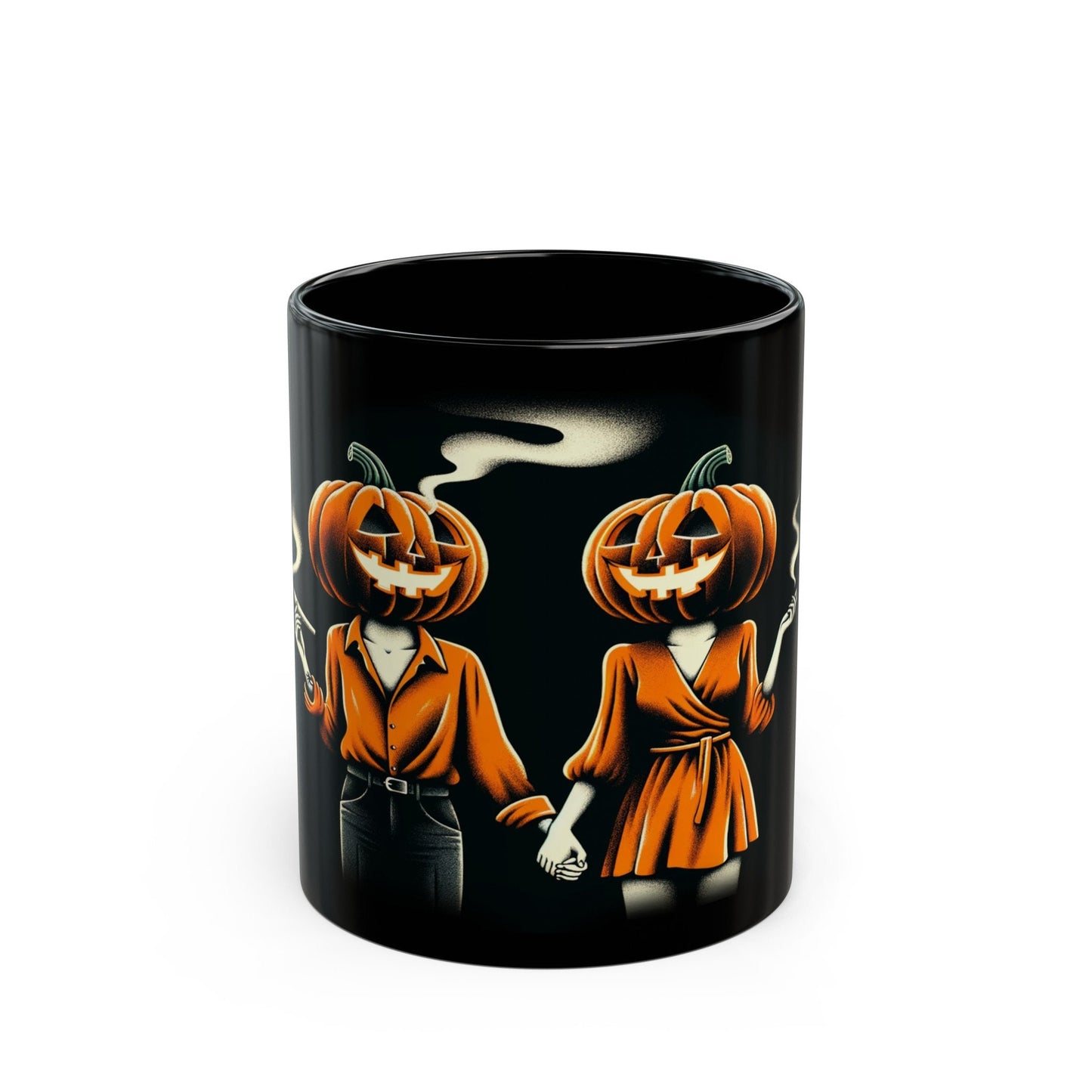 HALLOWEEN COUPLE - Weed Coffee Mug (11oz) BLACK