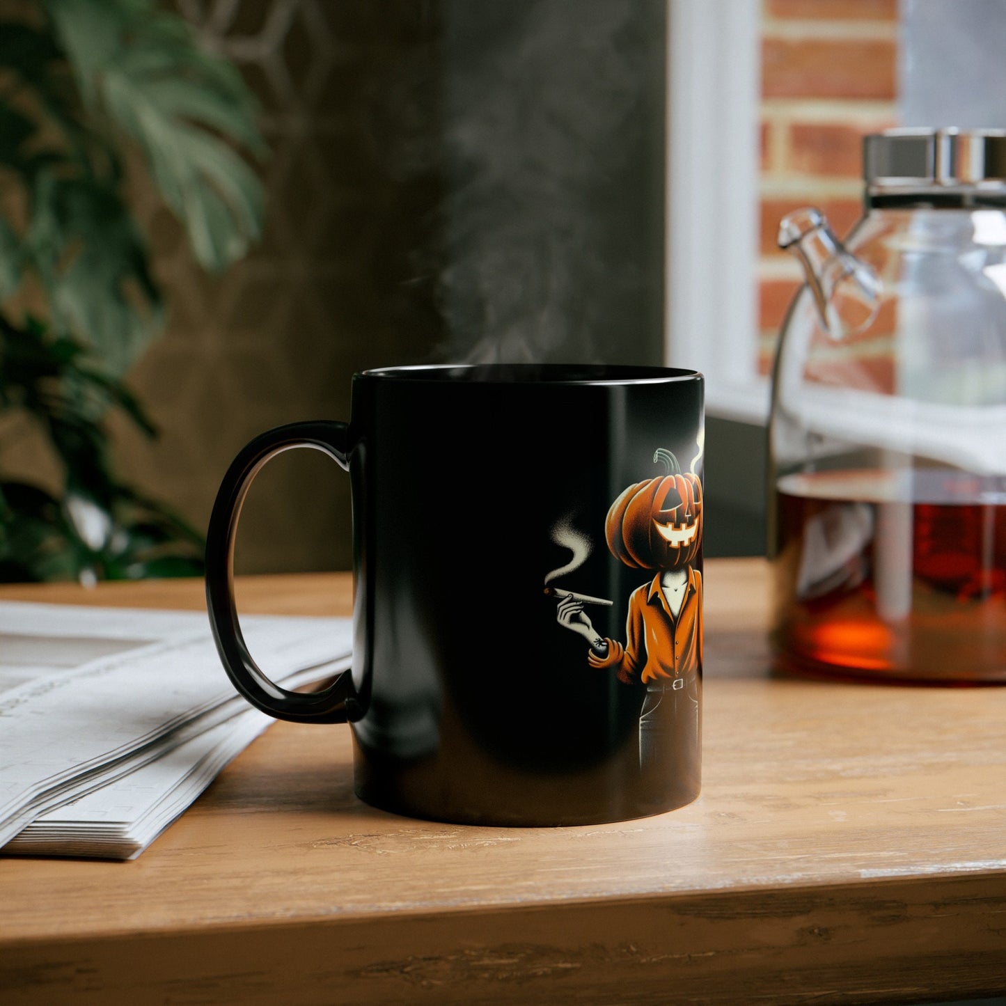 HALLOWEEN COUPLE - Weed Coffee Mug (11oz) BLACK