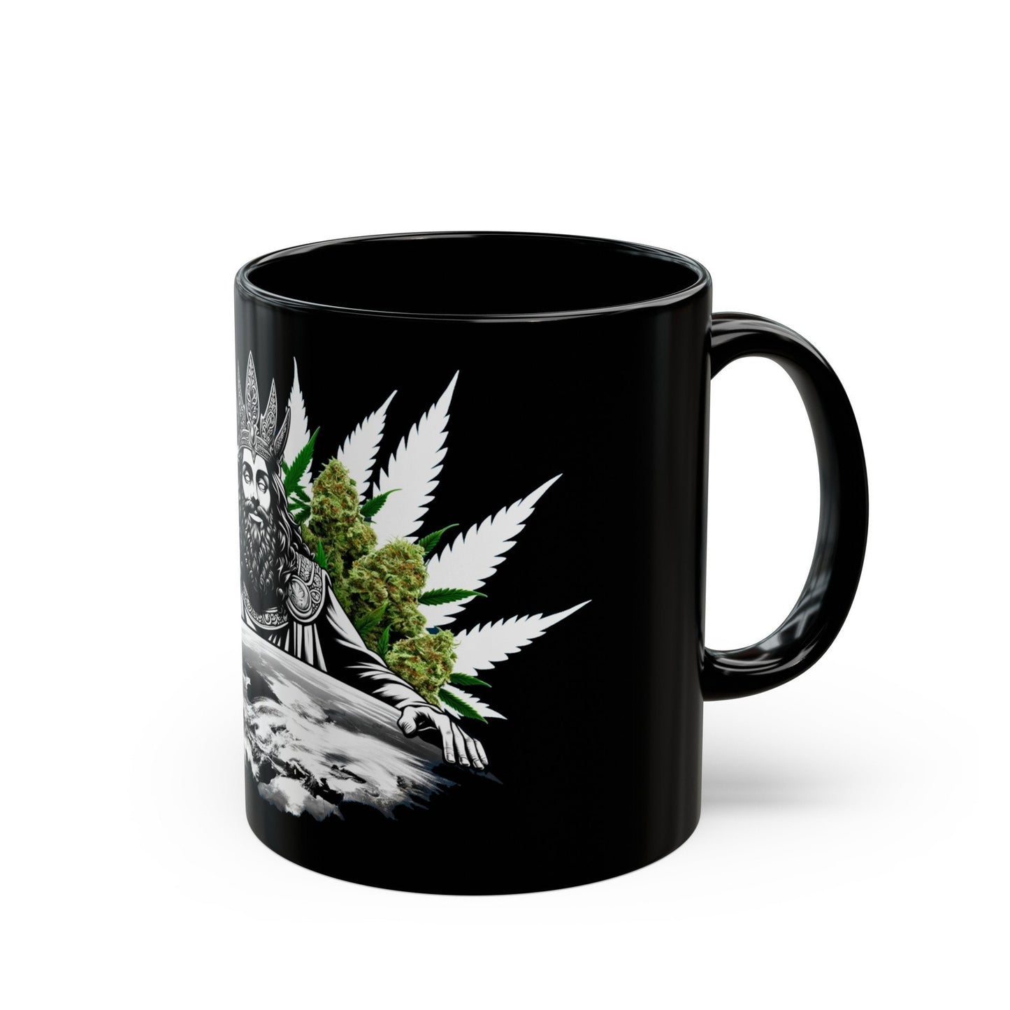 WEED LORD MUG - Weed Coffee Mug (11oz) BLACK