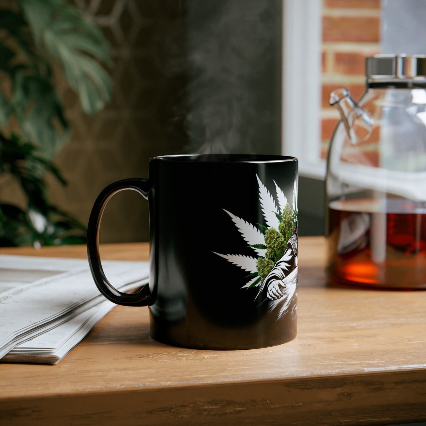 WEED LORD MUG - Weed Coffee Mug (11oz) BLACK