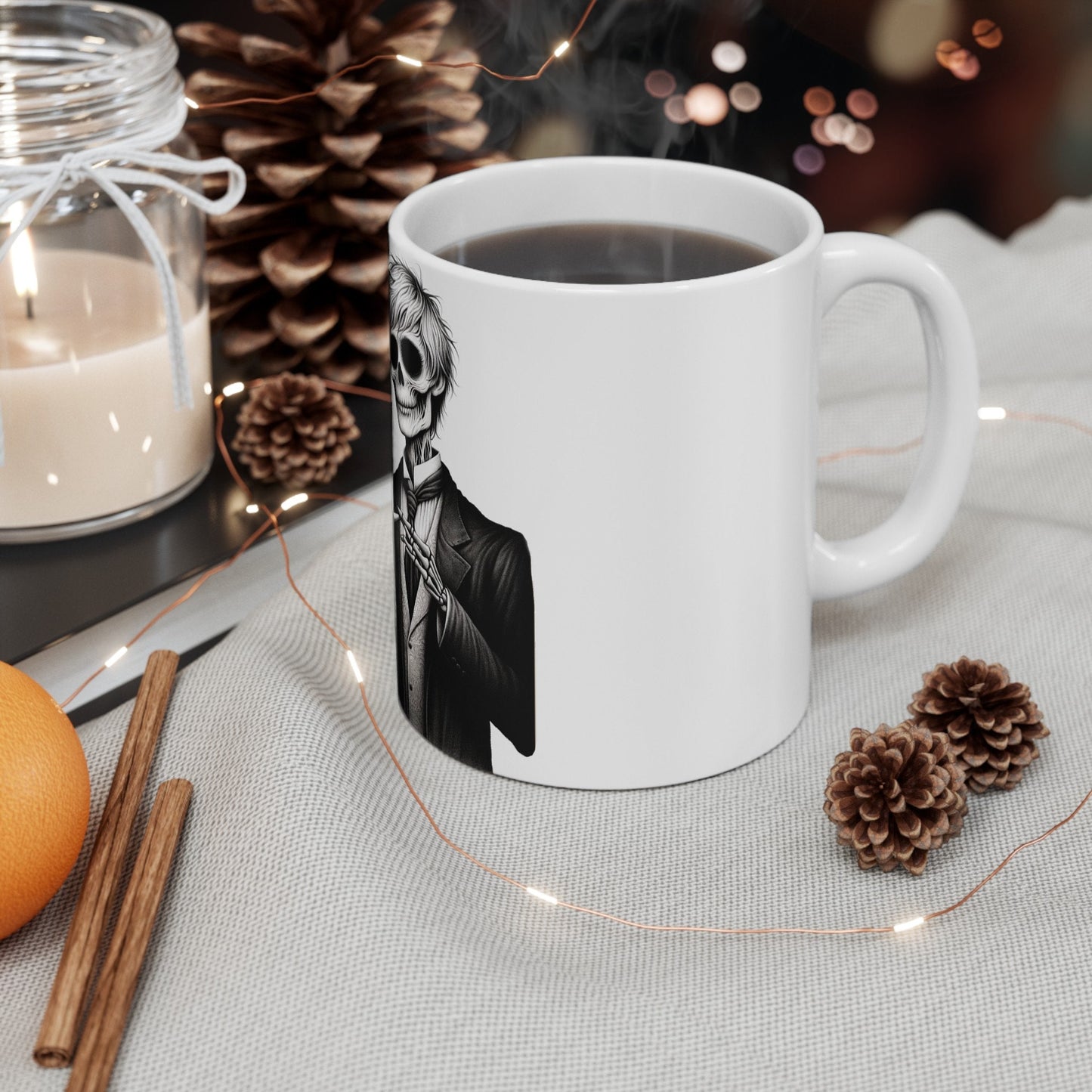 SKELETONS STONER WEDDING - Weed Coffee Mug (11oz)