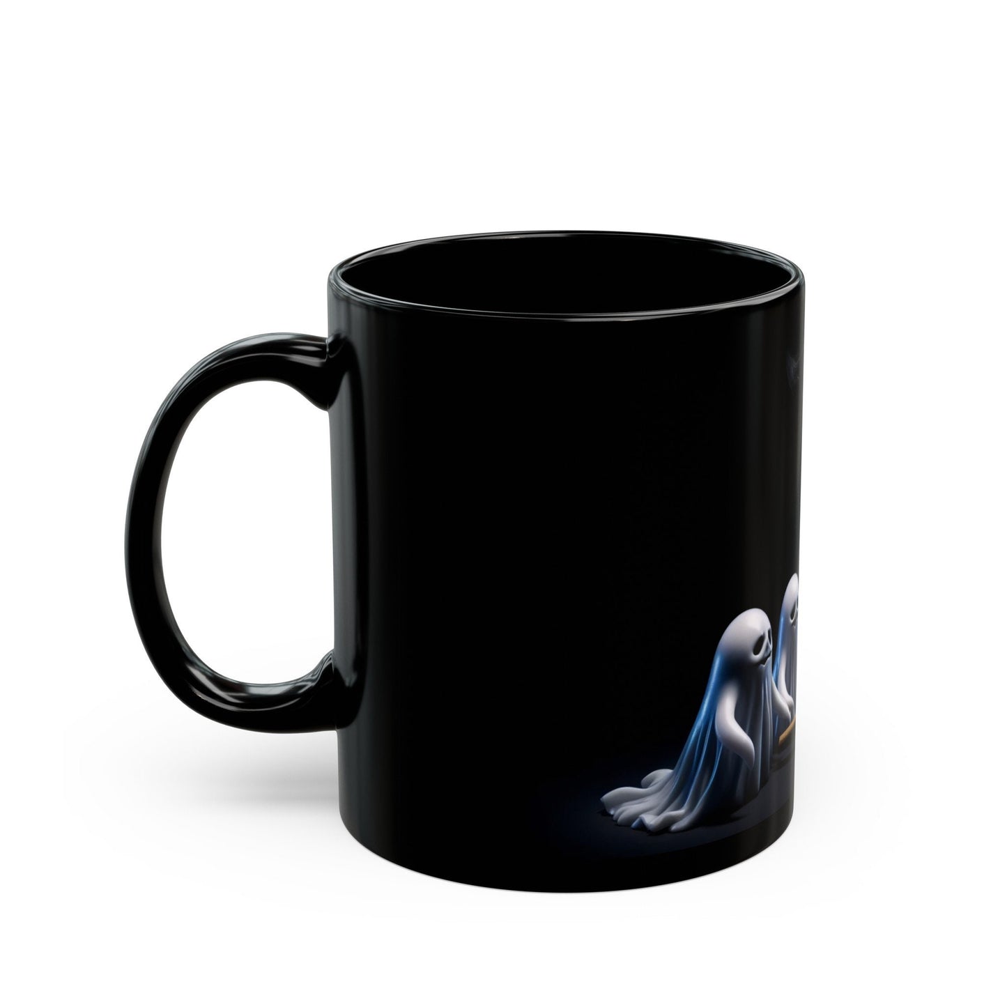 WEED GHOSTS MUG - Weed Coffee Mug (11oz) BLACK