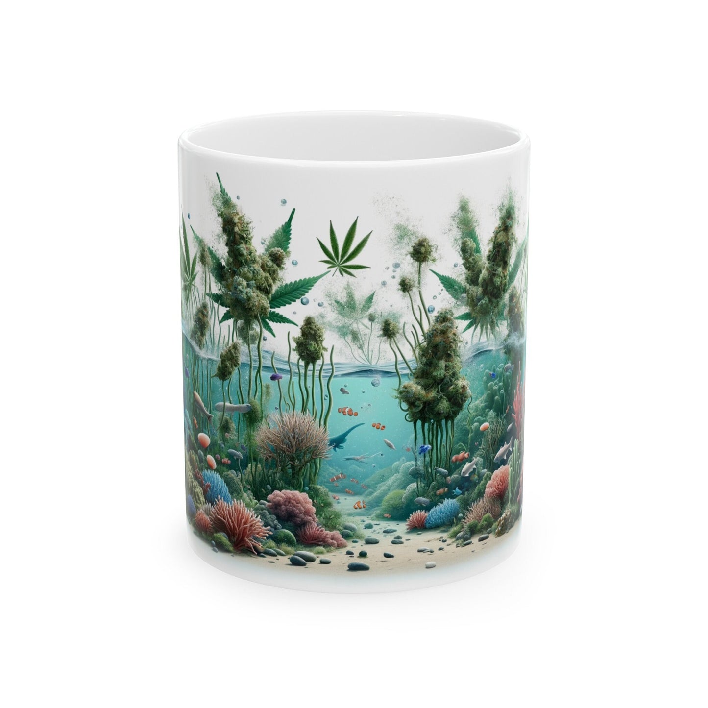 UNDERWATER CANNABIS - Weed Coffee Mug (11oz)