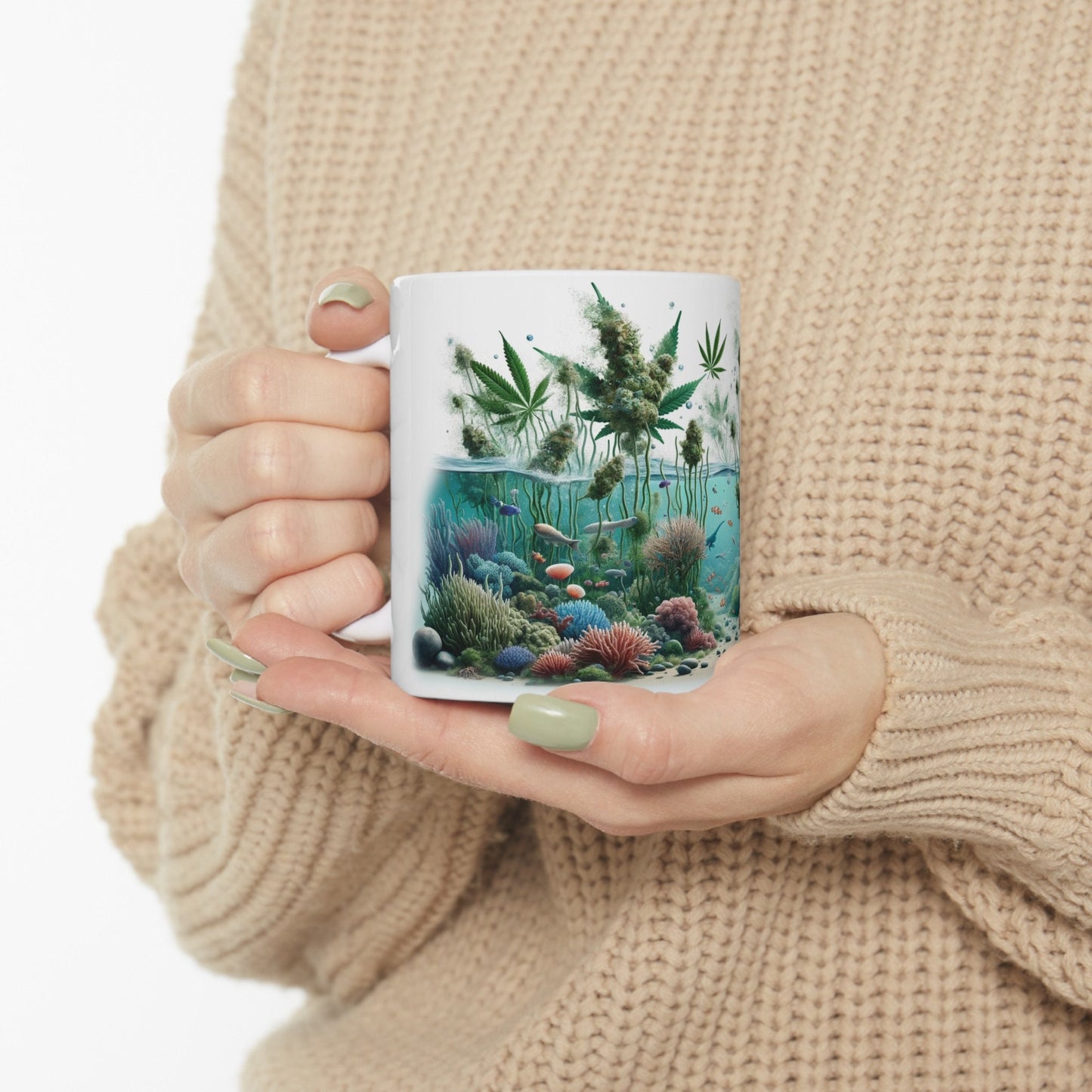 UNDERWATER CANNABIS - Weed Coffee Mug (11oz)
