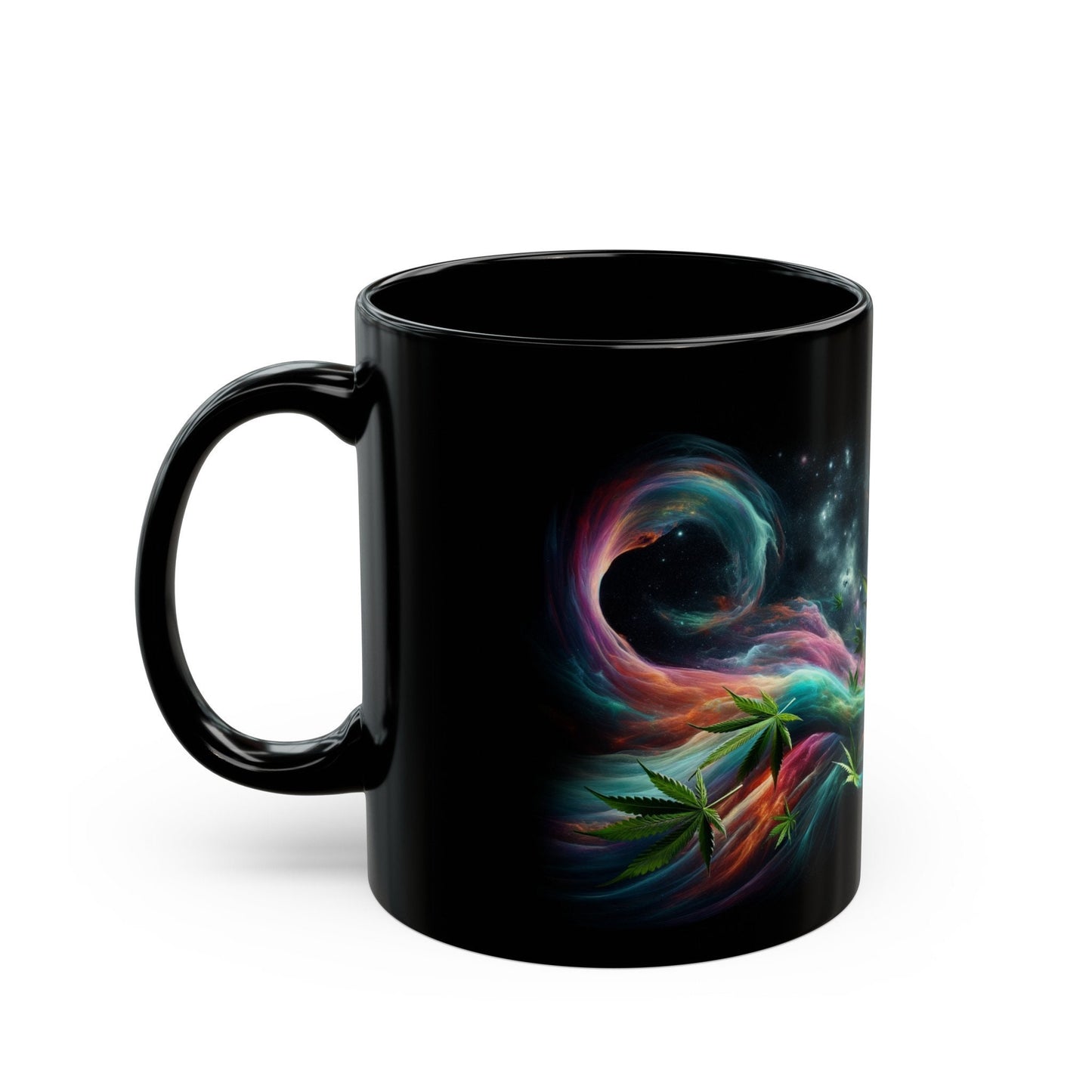 COSMIC WIND MUG - Weed Coffee Mug (11oz) BLACK