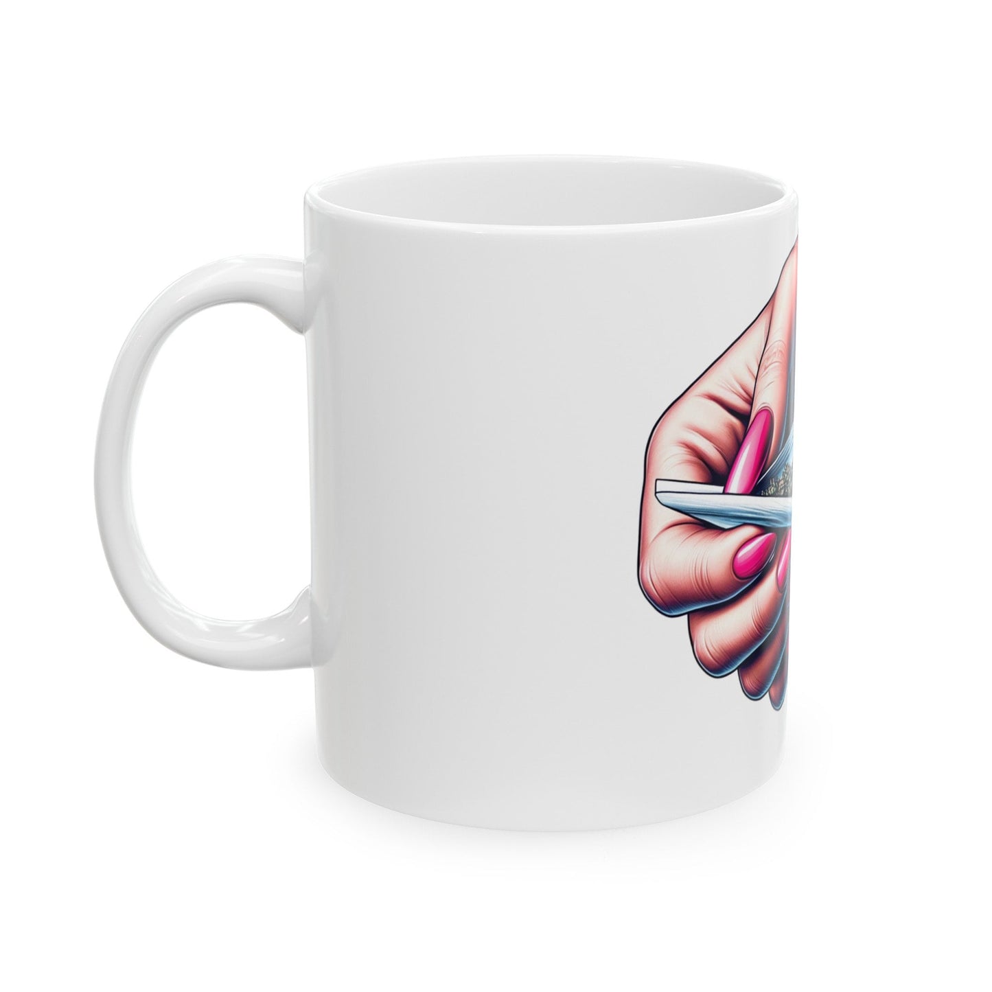 ROLLING UP HANDS - Weed Coffee Mug (11oz)