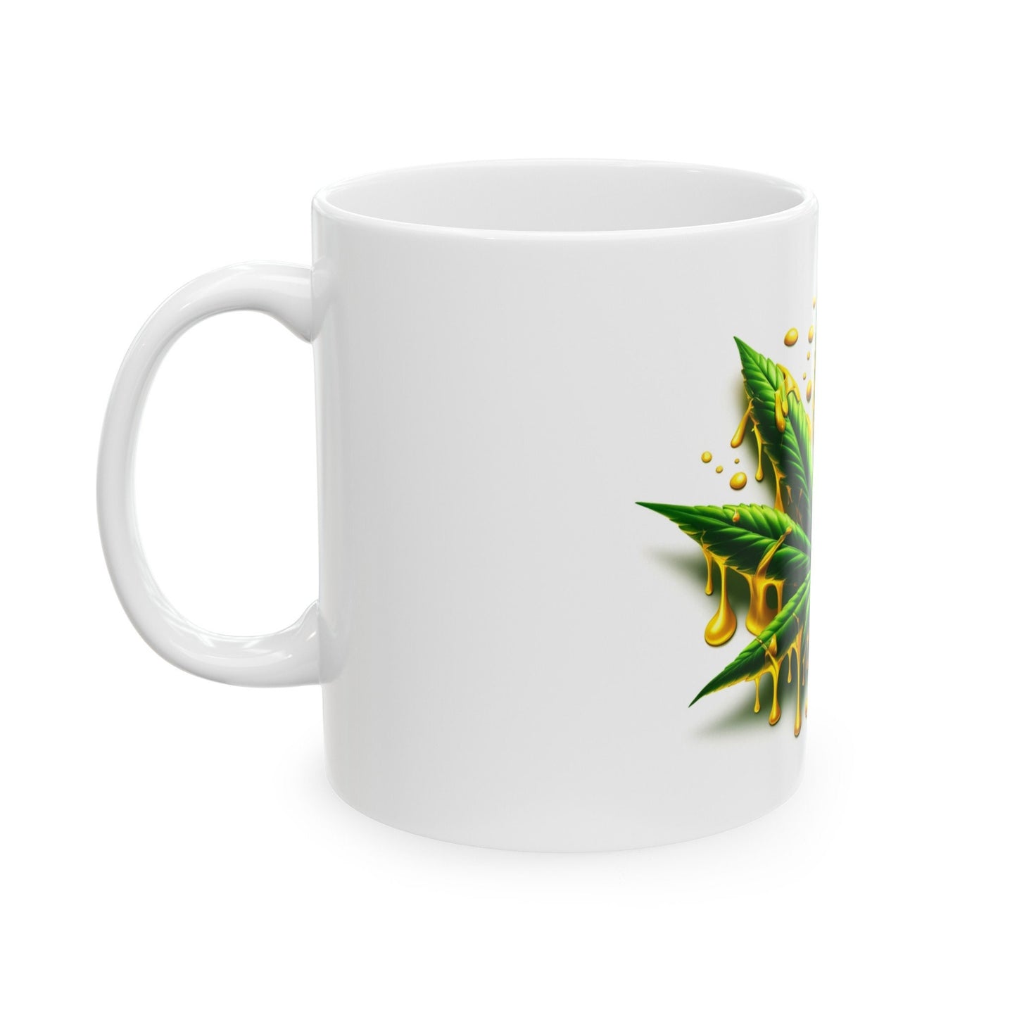 WAXY WEED LEAF - Weed Coffee Mug (11oz)