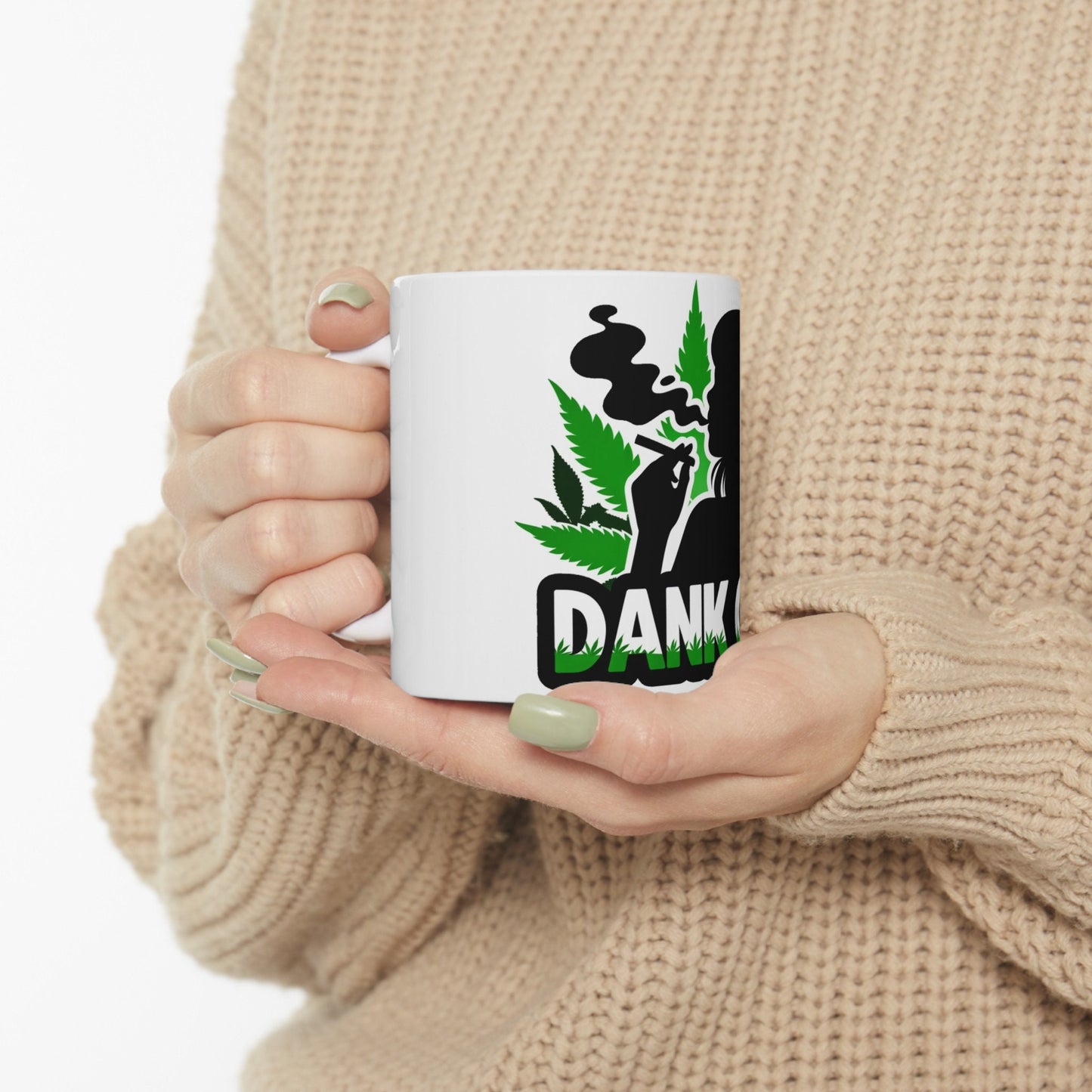 DANK GIRL Mug - Weed Coffee Mug (11oz)
