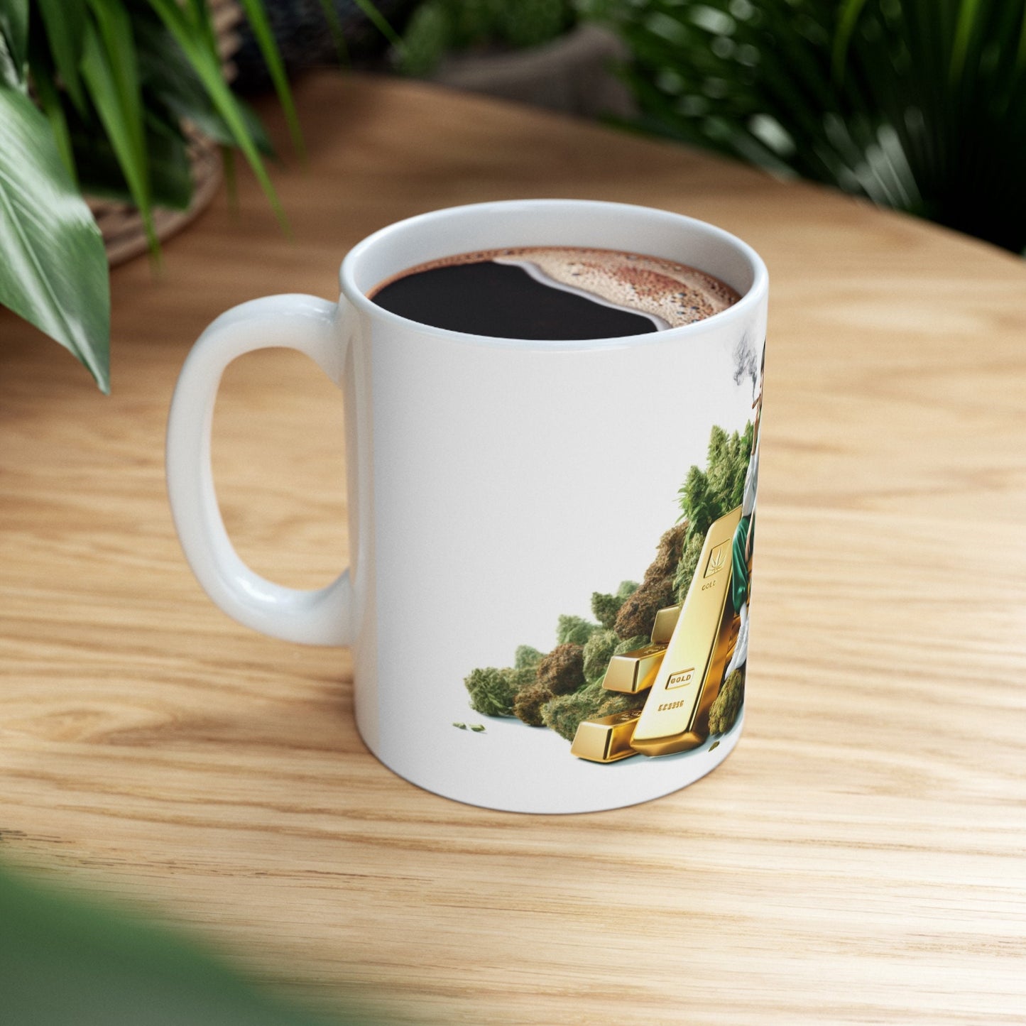 GOLD and WEED - Cannabis Coffee Mug (11oz)