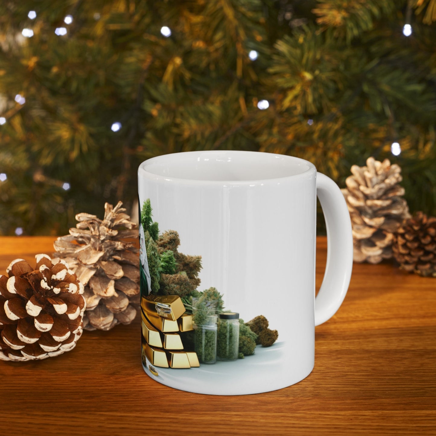 GOLD and WEED - Cannabis Coffee Mug (11oz)